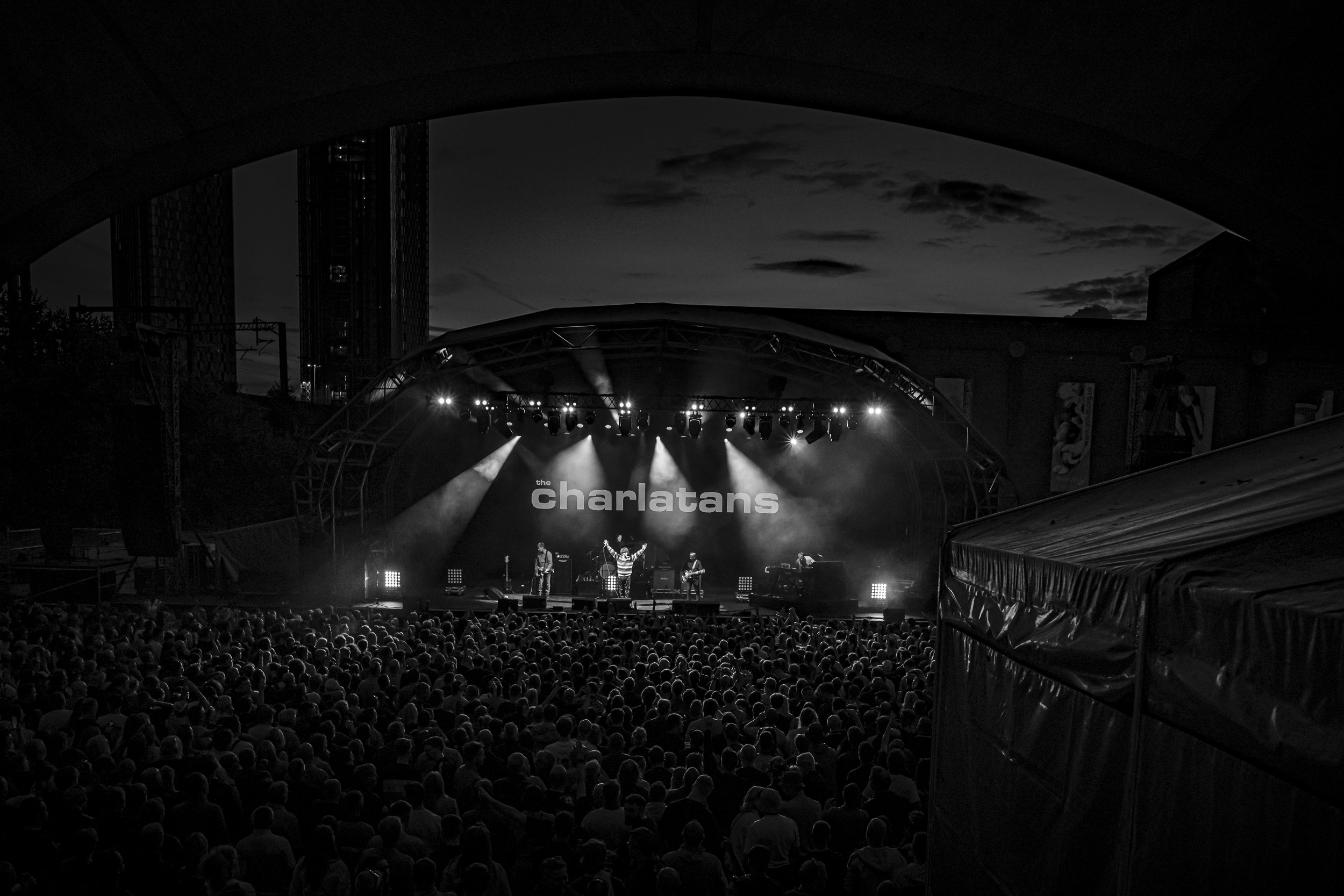 The Charlatans 2025 Castlefield Bowl, Manchester