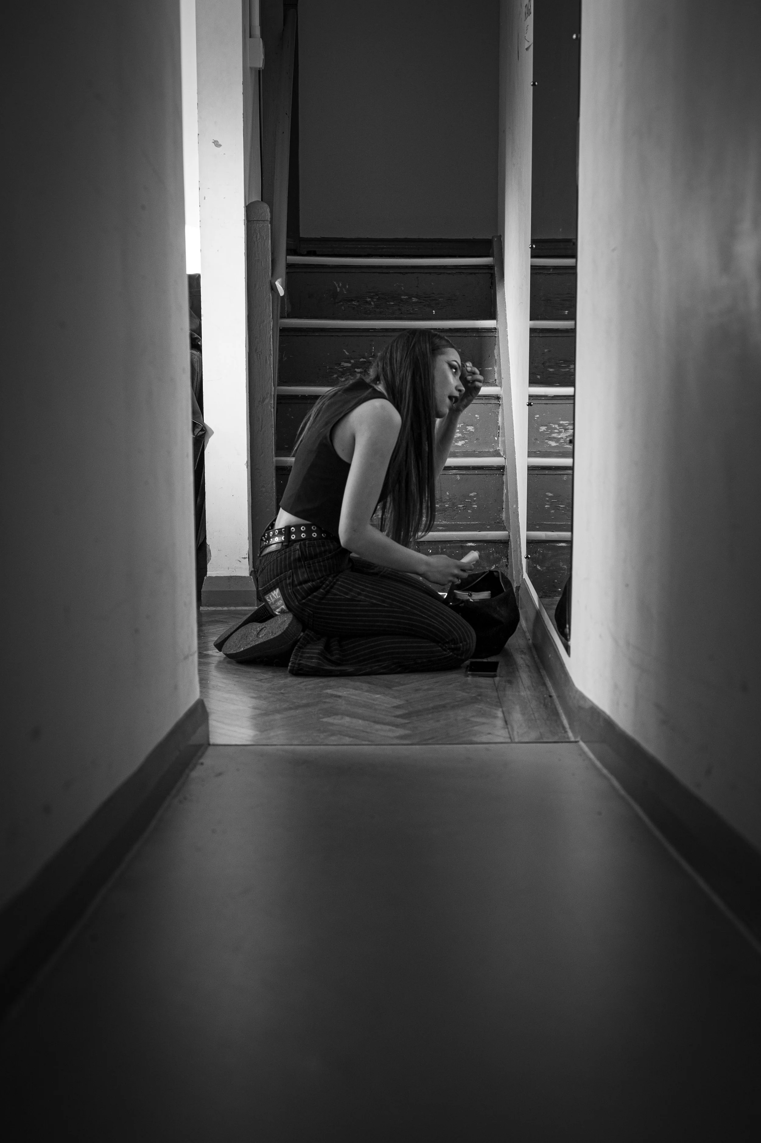 ruby back stage Manchester Academy