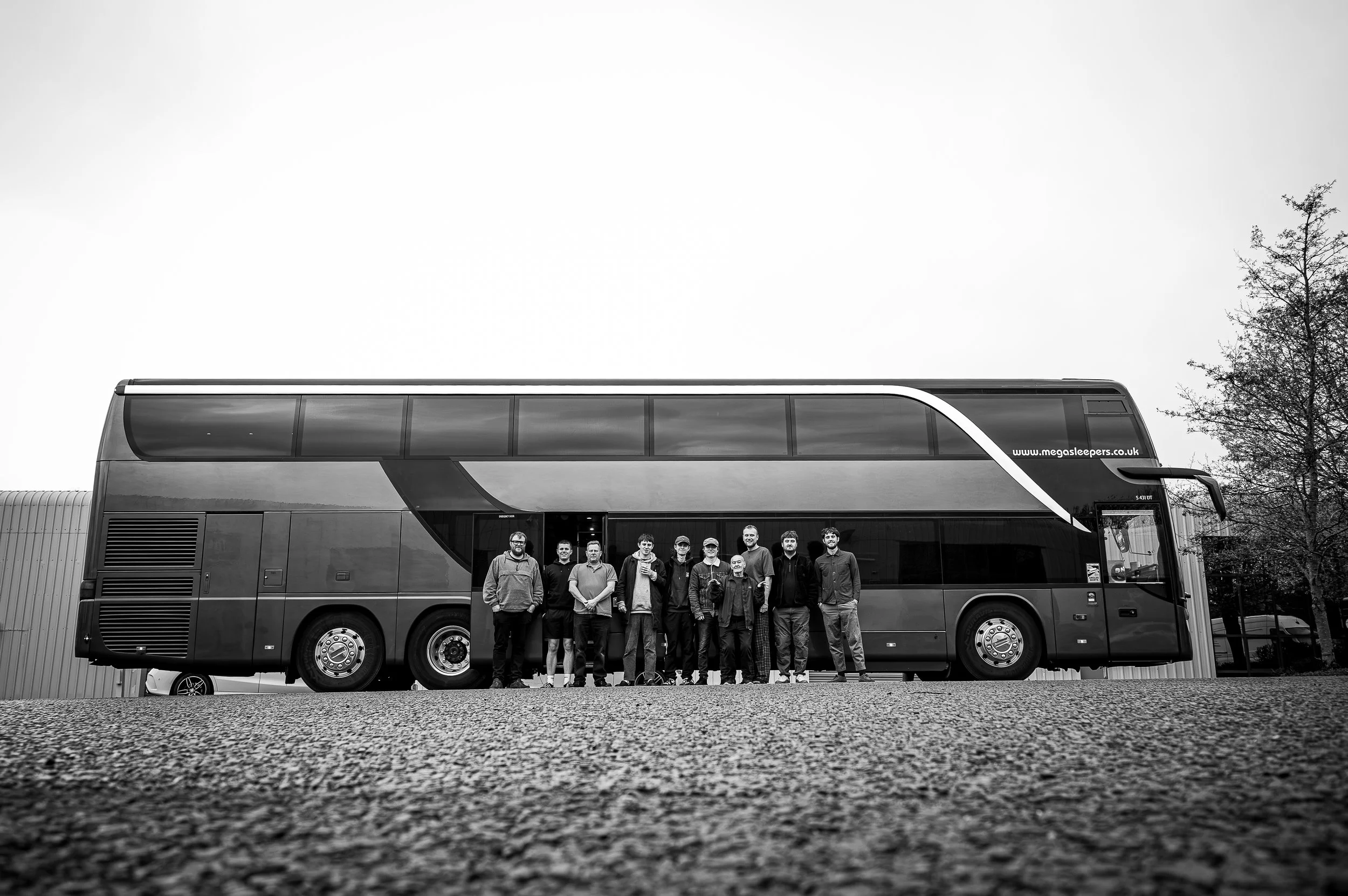 Sleeper tour bus image for the bands new page