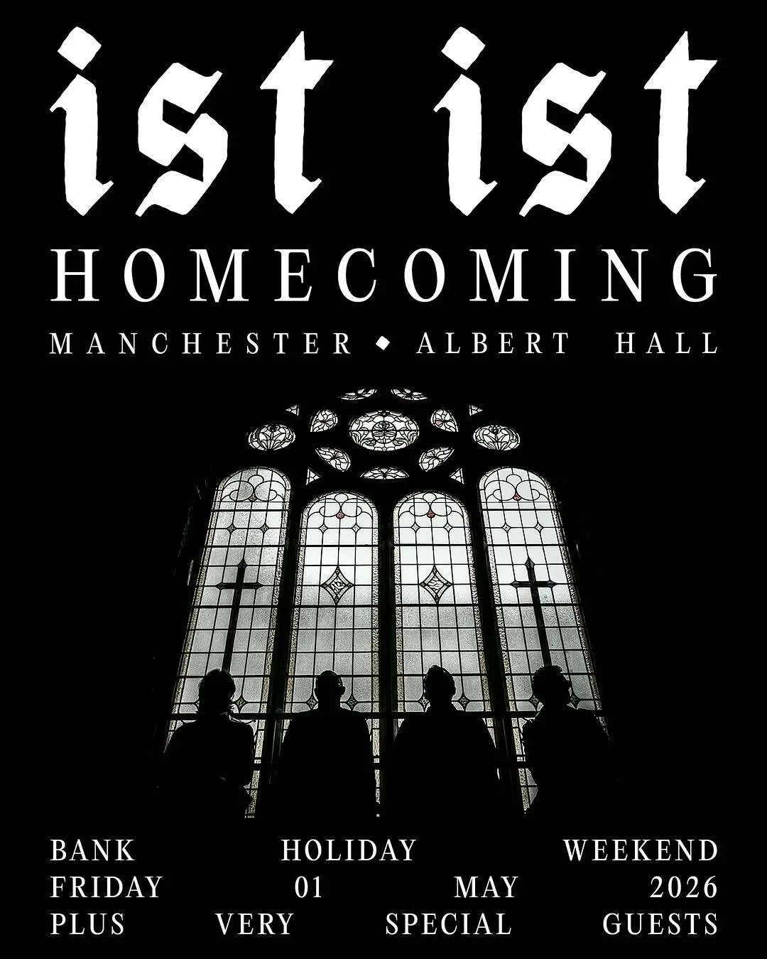 Gig poster design, photography. IST IST Albert Hall Manchester