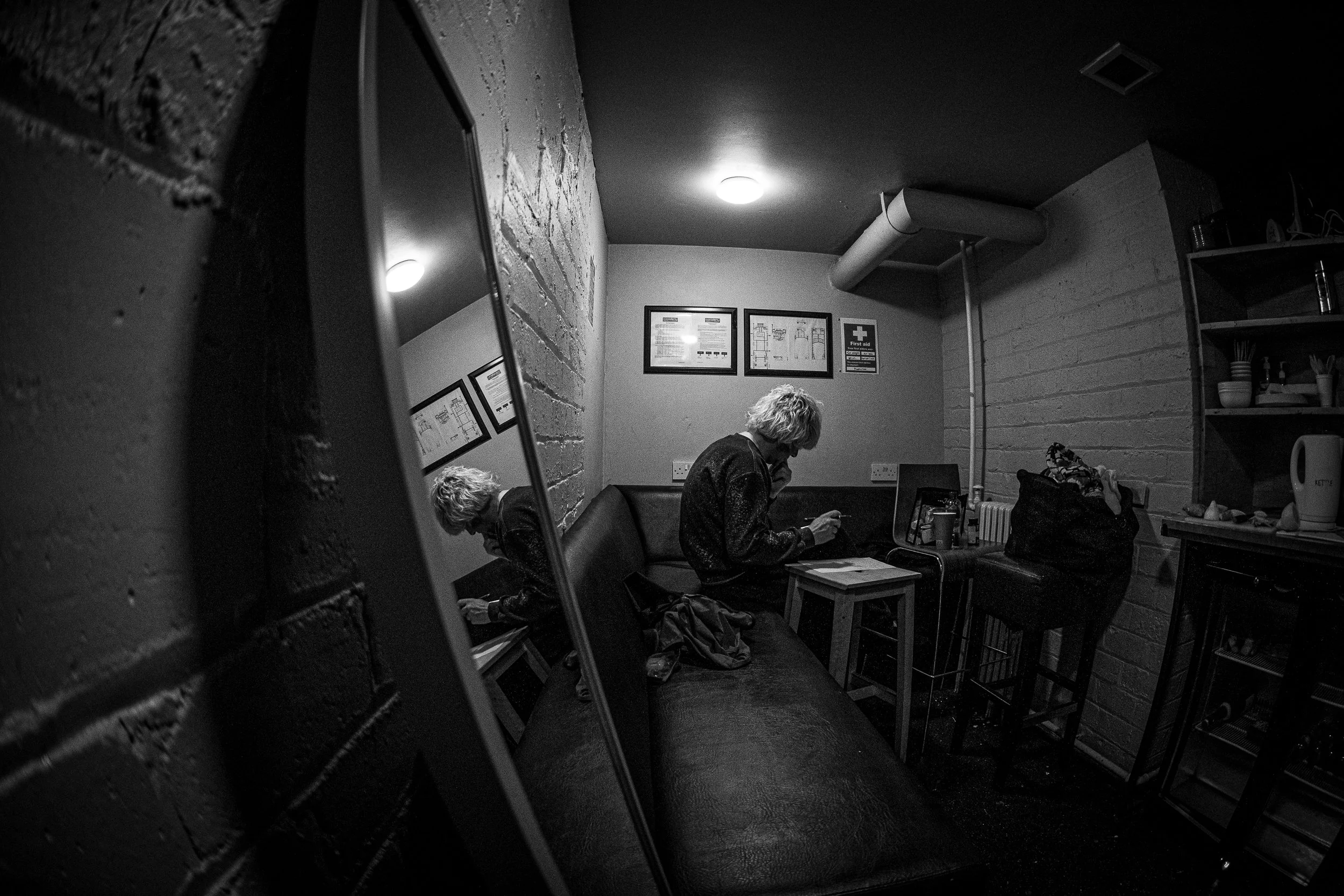 tour photo Tim Burgess of the Charlatans in Glasgow
