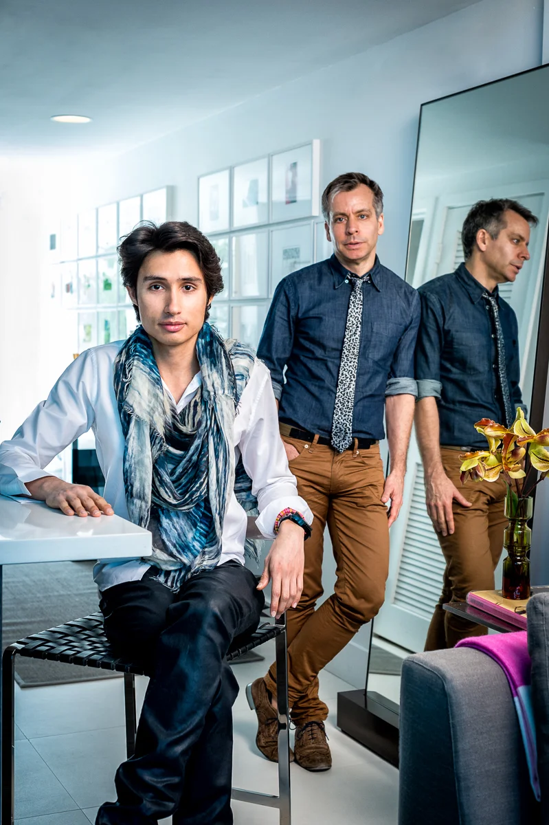Designer Diego Alejandro Rincon and Owner Jose Bandujo