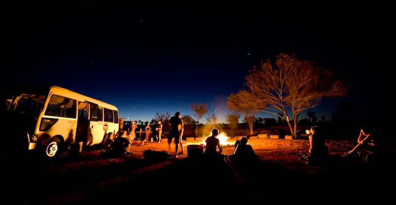 Camping under the stars in the Outback, hiking Kings Canyon and Kata Tjuta, and seeing Ayers Rock