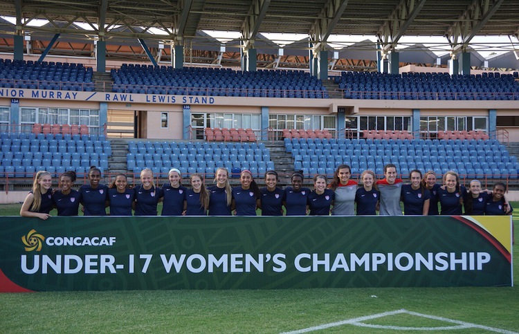 With the U.S. U-17 WNT for WCQ in Grenada