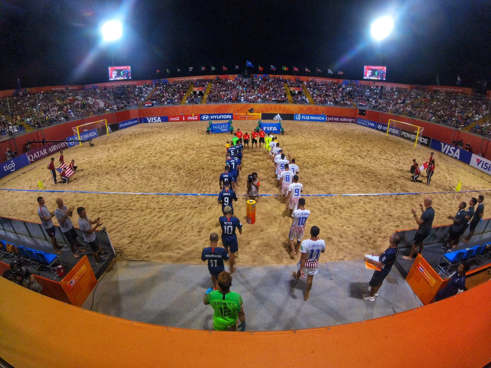 The 2019 FIFA Beach Soccer World Cup in Asuncion, Paraguay