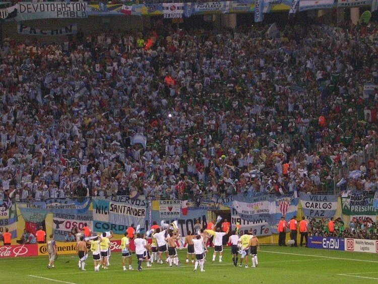 Argentina beats Mexico with a ridiculous goal, and then we went hom