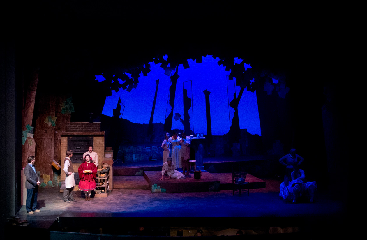 Act 1: Opening, Little Red's entrance