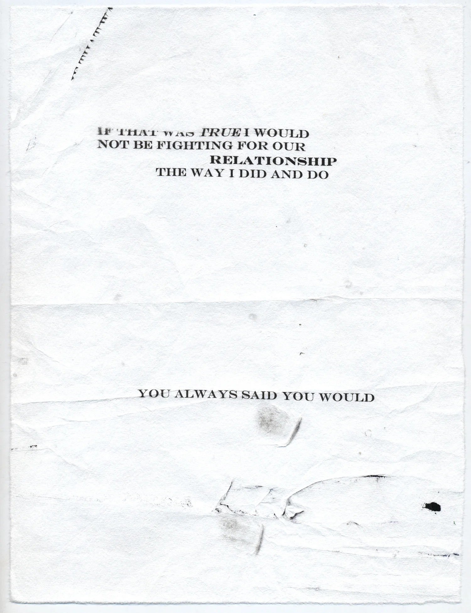 You Always Said Digital print on mulberry, 10.25x7.75”, 2014