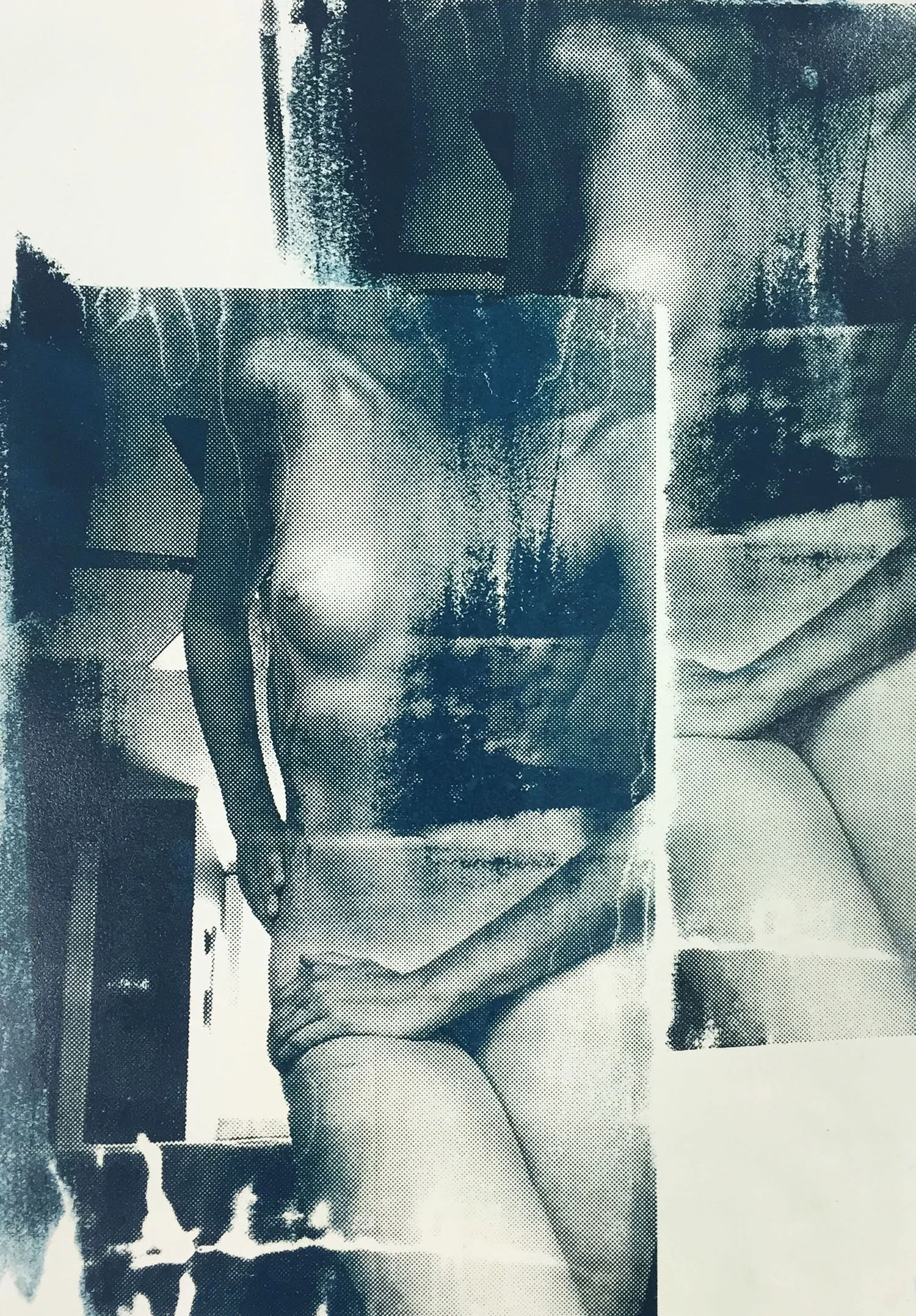 Those Thighs Screenprint, 21x14.5", 2015