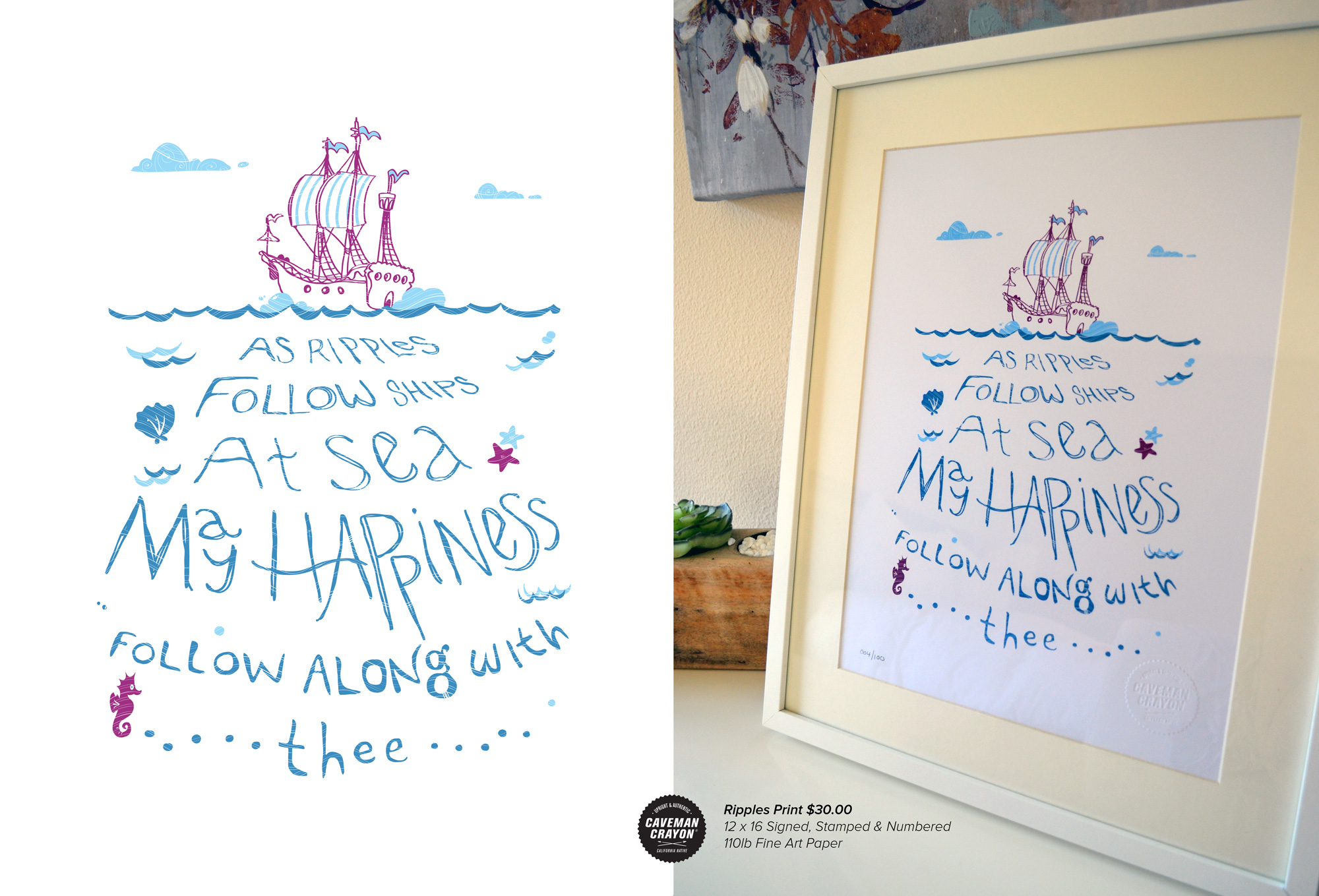 Happiness print