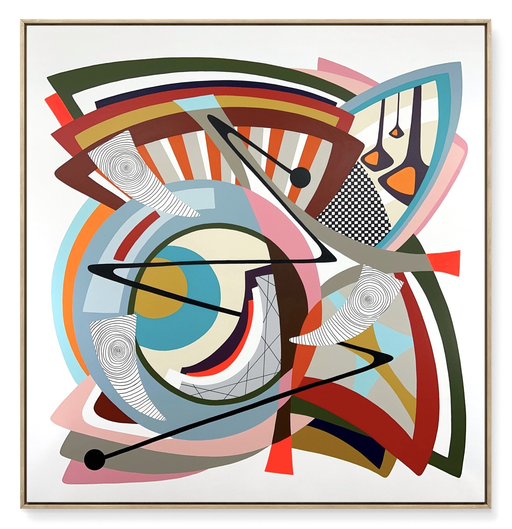 “Ataraxia” 72”x 72” (183cm x 183cm)
