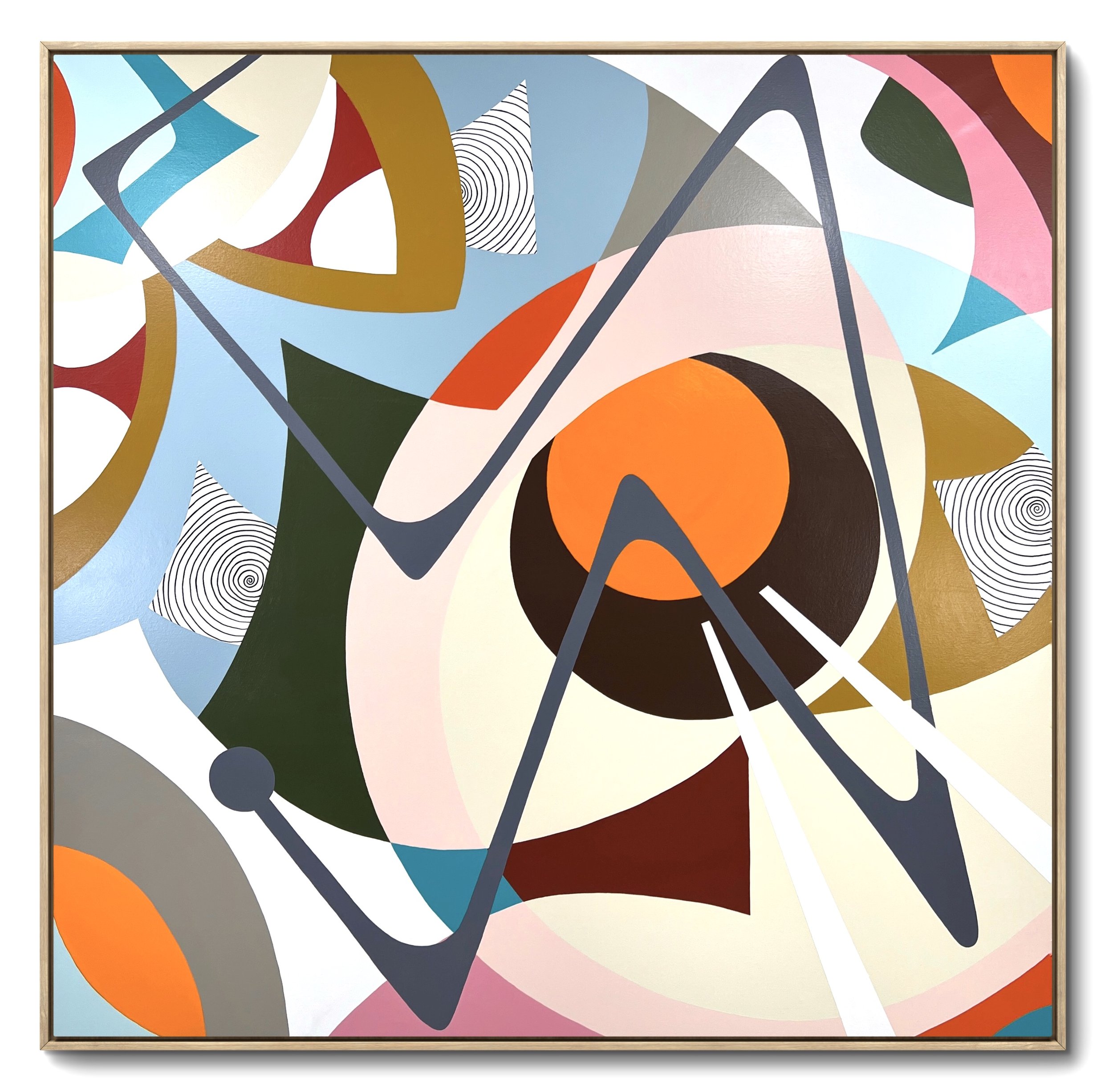 “Inner Citadel” 72”x 72” (183cm x 183cm)