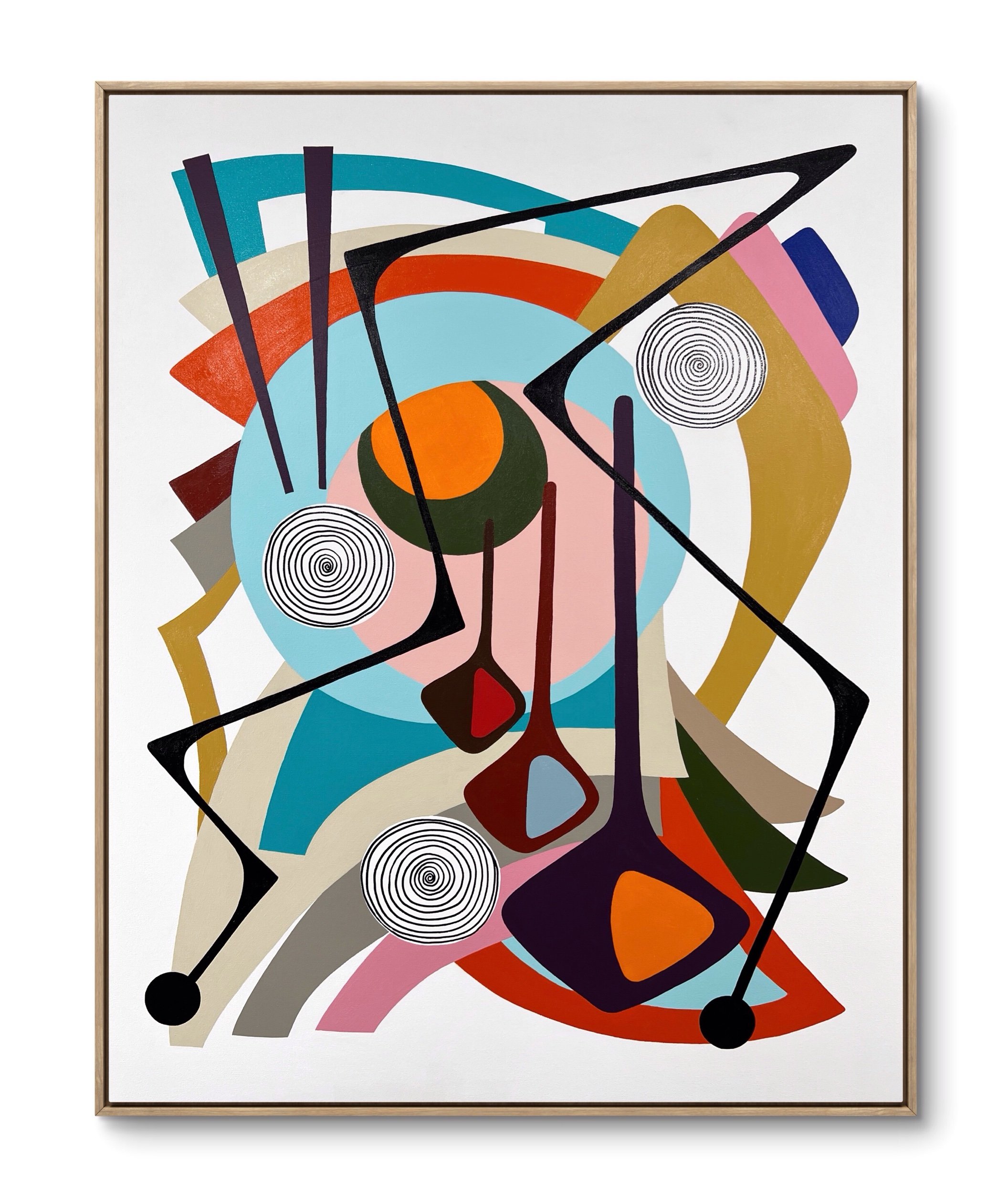 “Free Jazz” 48”x36” (122cm x 91,4cm)