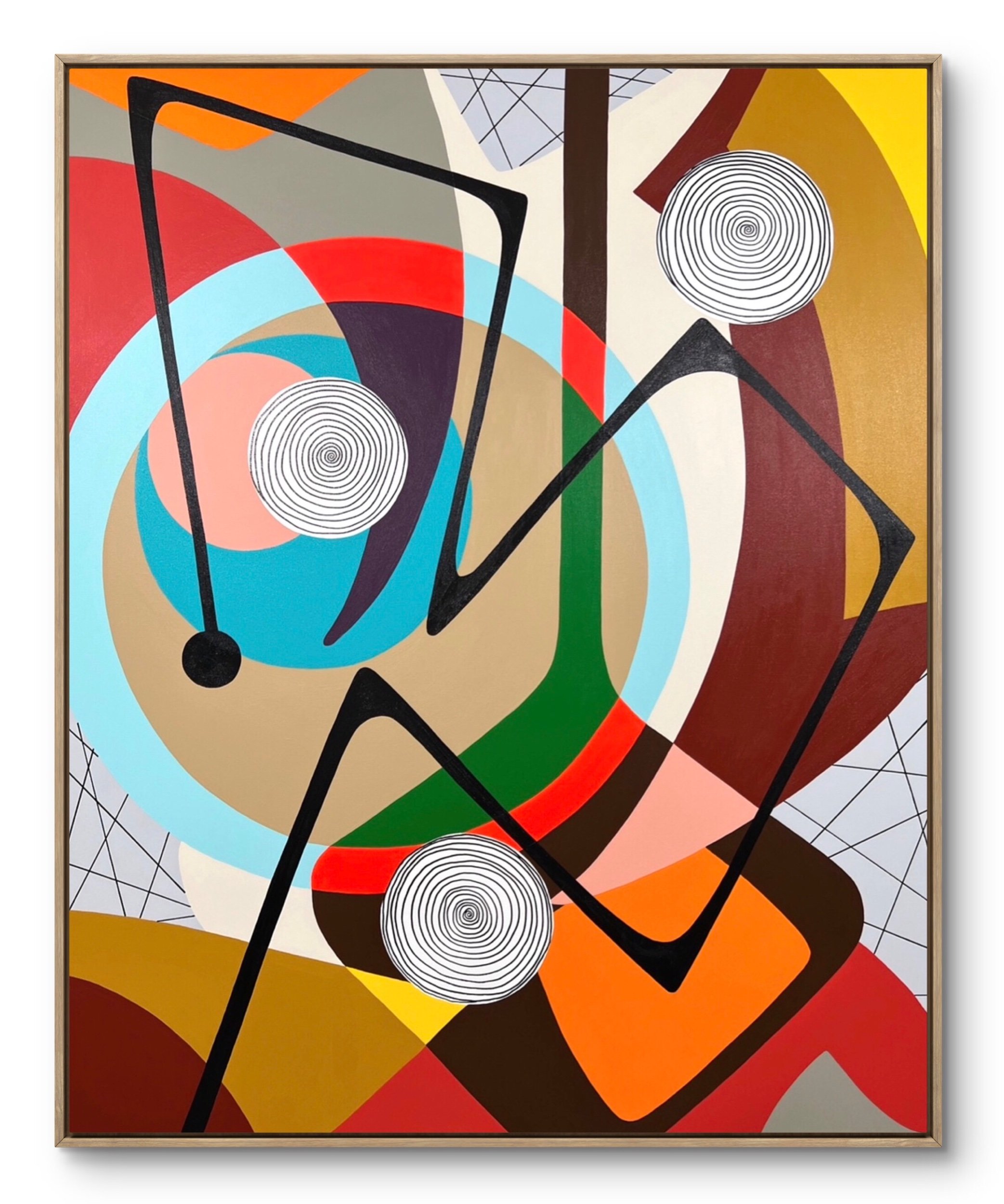 “Music to My Eyes” 60”x 48” (154cm x 122cm)