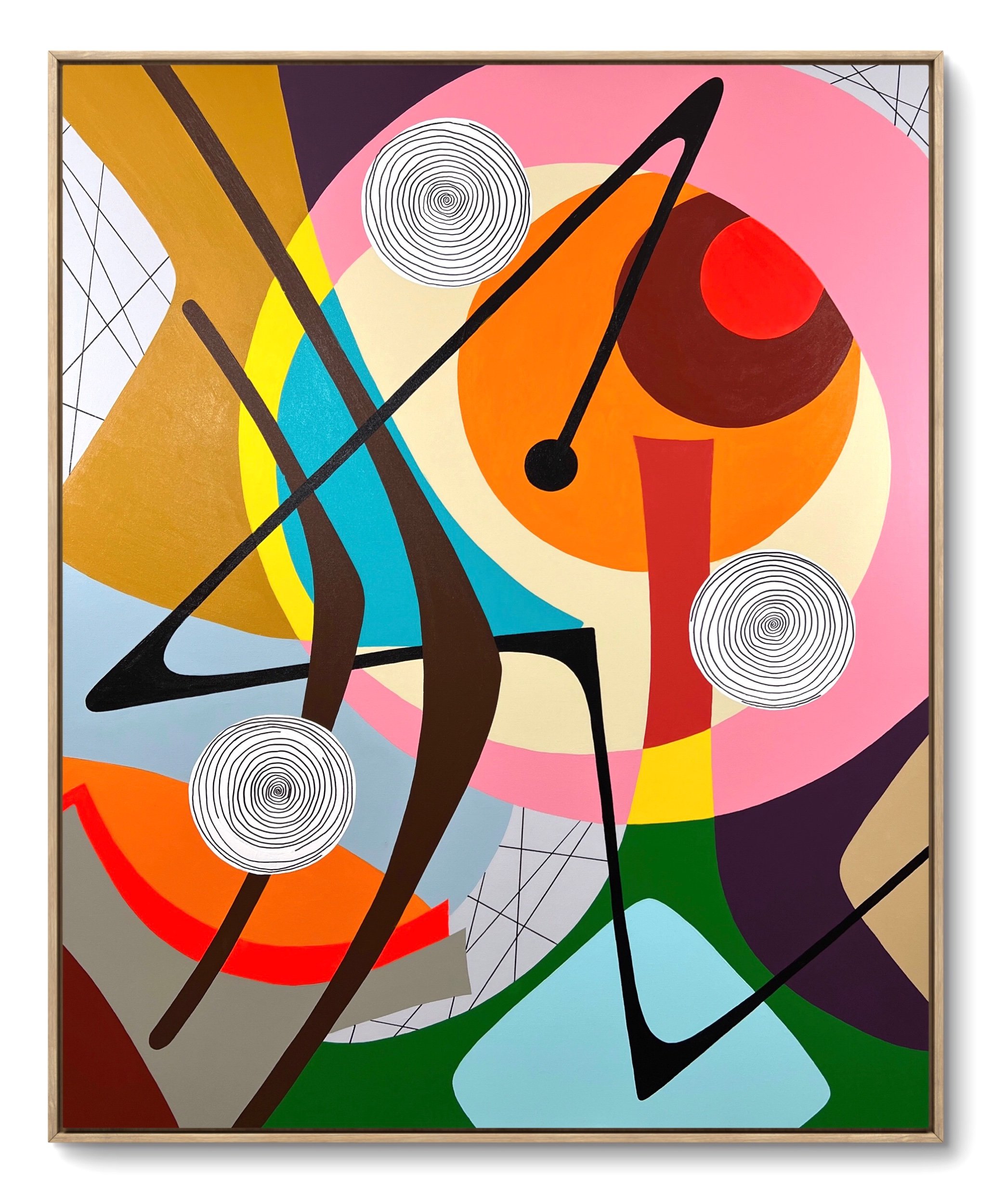 “Chroma Trance” 60”x 48” (154cm x 122cm)