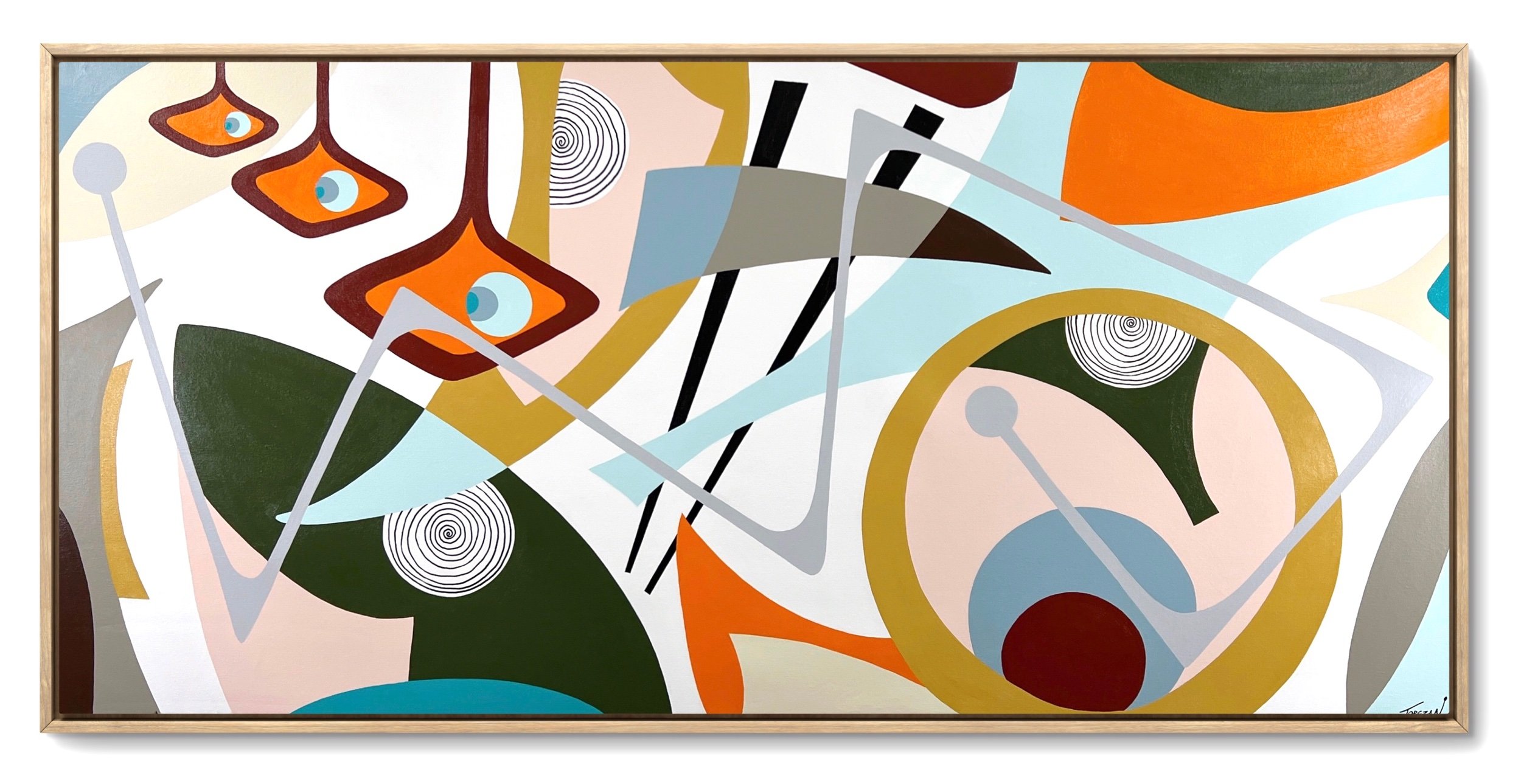 “Cloud Nine” 36”x 75” (91cm x 190cm)