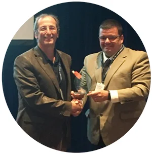 Congratulations to Dr. robert severs, Recipient of the 2016-17 Distinguished Service Award. Pictured with our section Chair, Dr. Chris harle