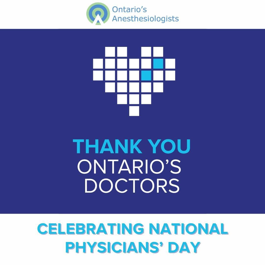 May 1 is #NationalPhysiciansDay (aka #DoctorsDay), a day to take a moment and celebrate our appreciation for our country's physicians. Health care may be facing some challenges, but Ontario doctors, including our members, are always here to provide t