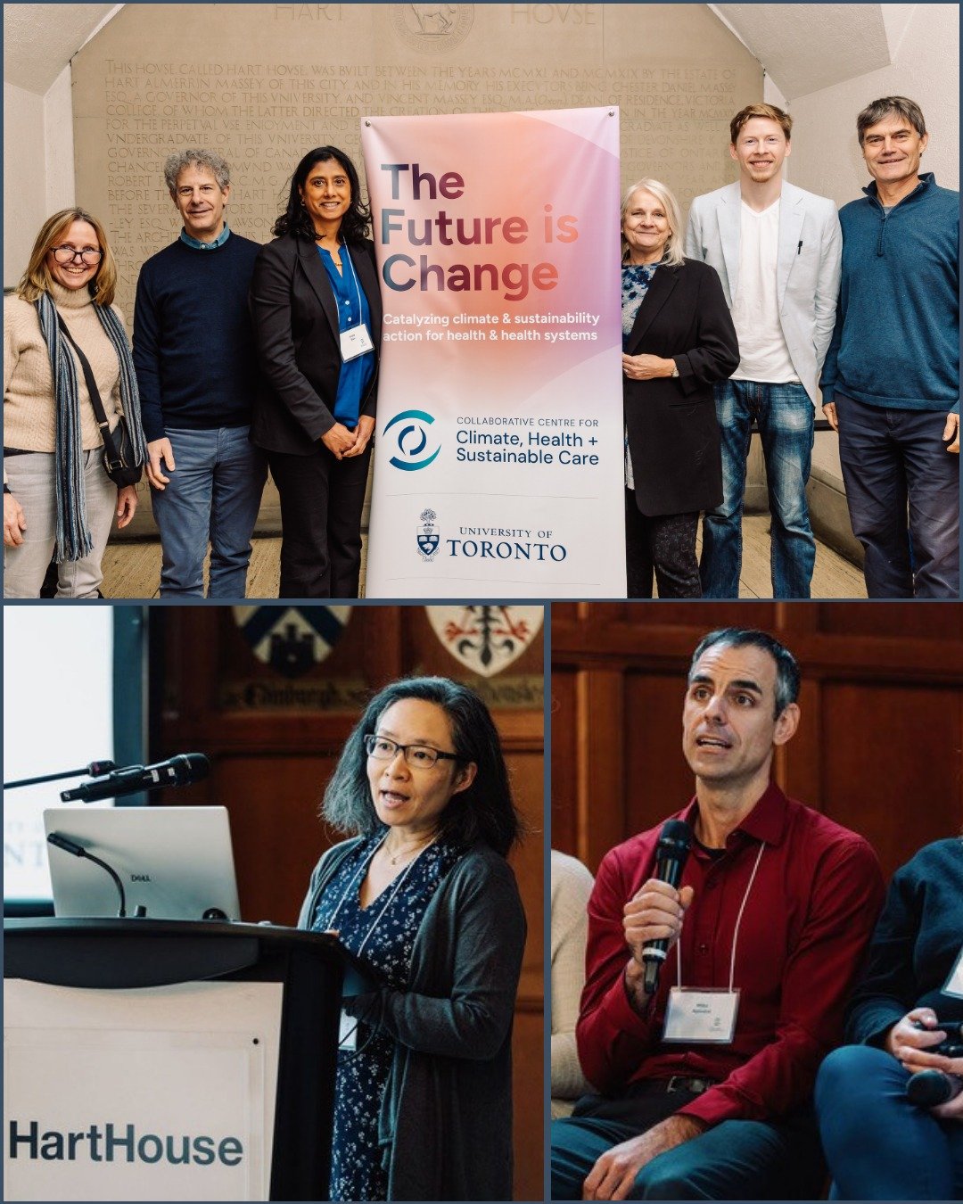 We just want to take a moment and celebrate our Environmental Sustainability Working Group and its involvement this fall with @uoft's Collaborative Centre for Climate, Health &amp; Sustainable Care&rsquo;s annual symposium.

Two members, Dr. Elaine N