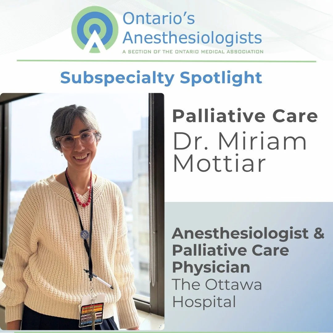 Next week, May 3-9, 2026, is National Hospice Palliative Care Week. This area of medicine is frequently misunderstood, despite it being a field that will touch many of our lives. It&rsquo;s also a space that involves anesthesiologists and demonstrate