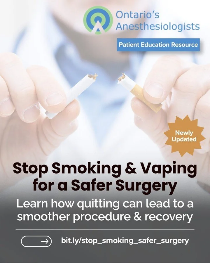 We all know that smoking (and vaping) is bad for our hearts, lungs, and bodies in general.

But less well-known are the negative impacts that smoking/vaping can have when it comes to surgery.

To help raise awareness and hopefully convince a few peop