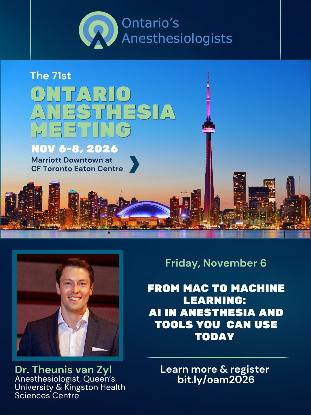 Ontario&rsquo;s Anesthesiologists is committed to moving health care forward through innovation &amp; collaboration. This goal is woven into the programming for our annual Ontario Anesthesia Meeting, which aims to present attendees with the critical 