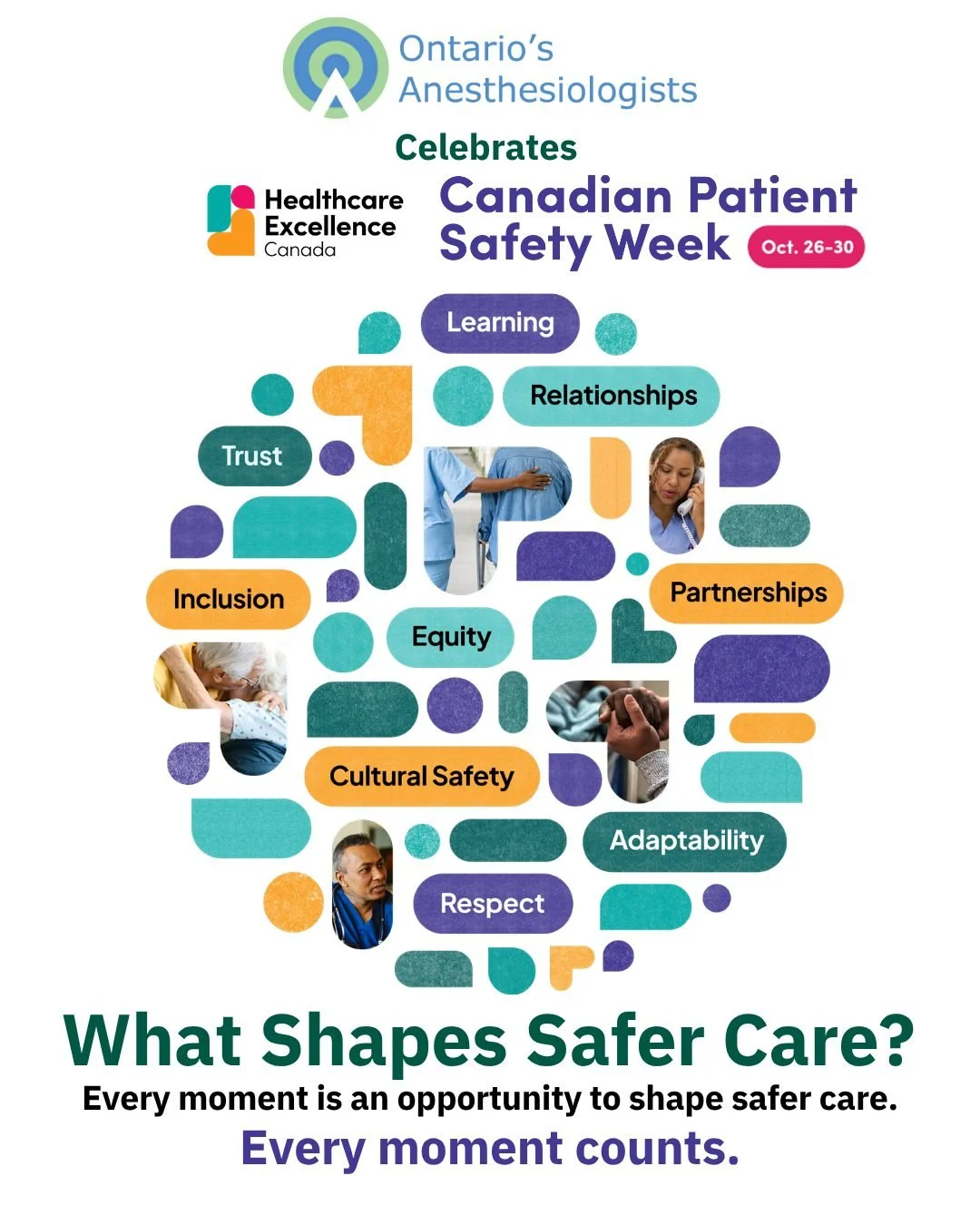 Canadian Patient Safety Week (CPSW) is Healthcare Excellence Canada&rsquo;s annual campaign to bring people together around a shared goal: making healthcare safer for everyone. 

As anesthesiologists, this is an ambition we fully embrace. Keeping our