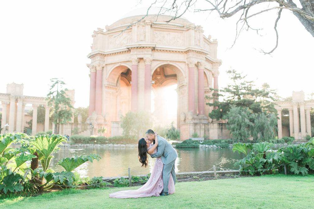 Best Engagement Photo Locations in San Francisco - Palace of Fine Arts Engagement Photos by JBJ Pictures (4).jpg
