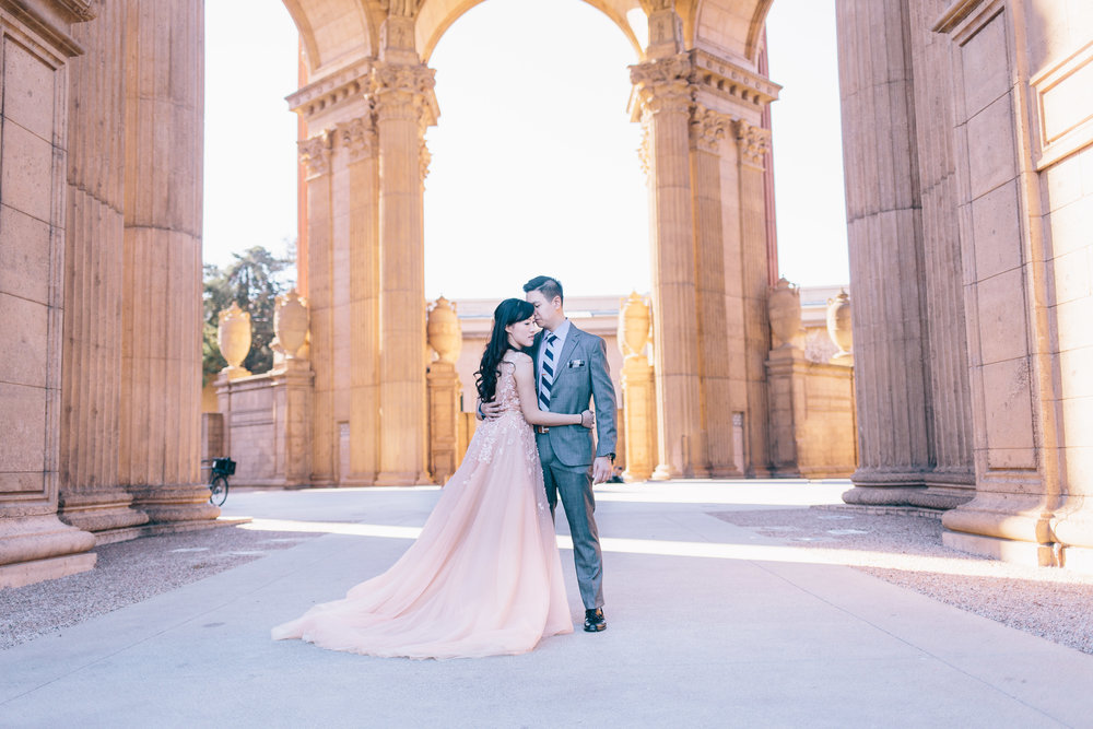 Best Engagement Photo Locations in San Francisco - Palace of Fine Arts Engagement Photos by JBJ Pictures (7).jpg