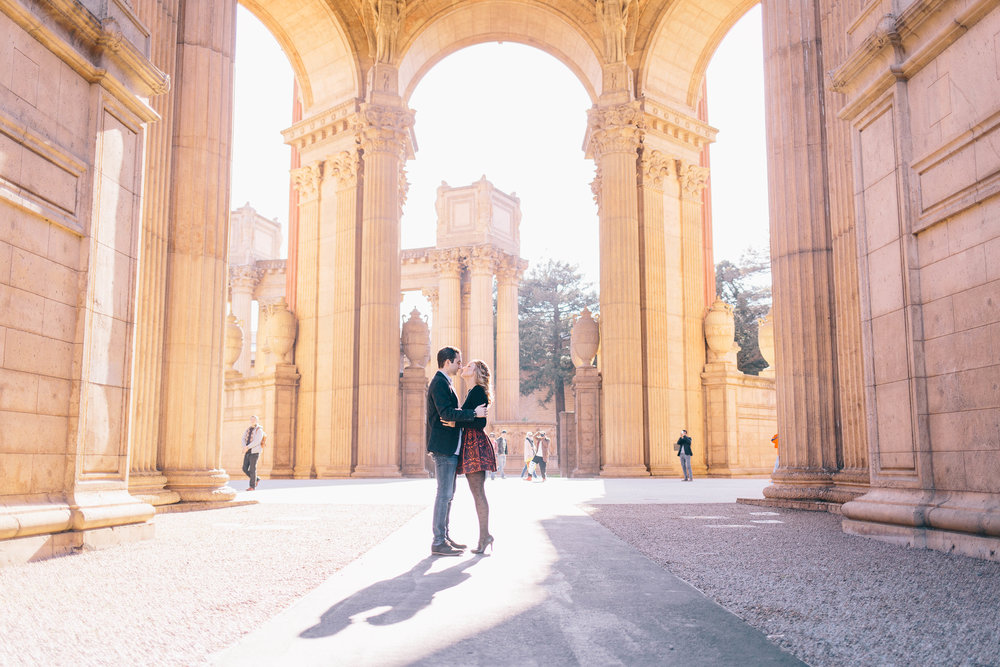 Best Engagement Photo Locations in San Francisco - Palace of Fine Arts Engagement Photos by JBJ Pictures (14).jpg