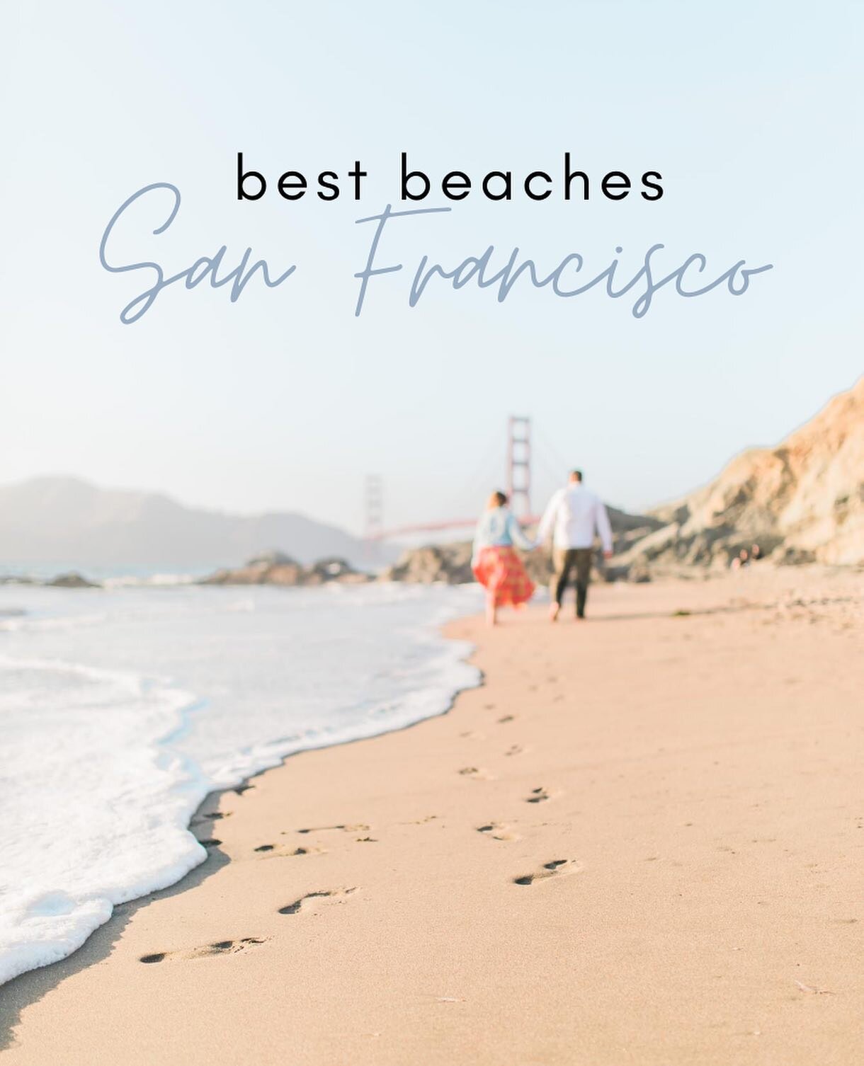 The best beaches for photos in San Francisco:⁠

#1 Baker Beach, with Golden Gate Bridge views, this is by far the most requested beach in San Francisco for photos

#2 Ocean Beach, the dunes at Ocean Beach are extraordinarily beautiful in any lighting
