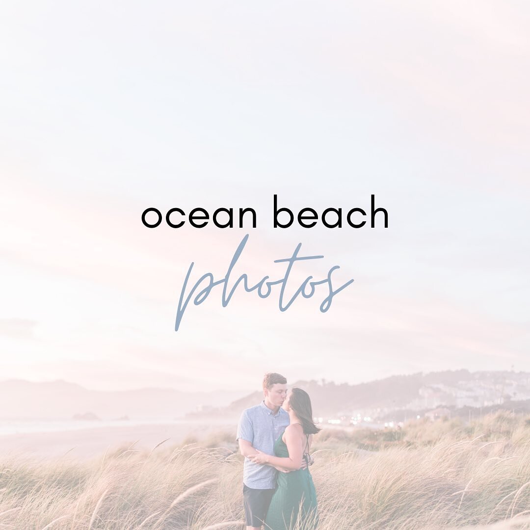 ⭐ PHOTOSHOOT LOCATION HIGHLIGHT ⭐ ⁠⠀
⁠⠀
Continuing our Insta series about the most popular photo shoot locations in San Francisco! Today is Ocean Beach⁠!⠀
⁠⠀
Backdrop: Large Sandy Beaches &amp; Dunes⁠⠀
Colors: Grays, Blues, Golds &amp; Greens in the 