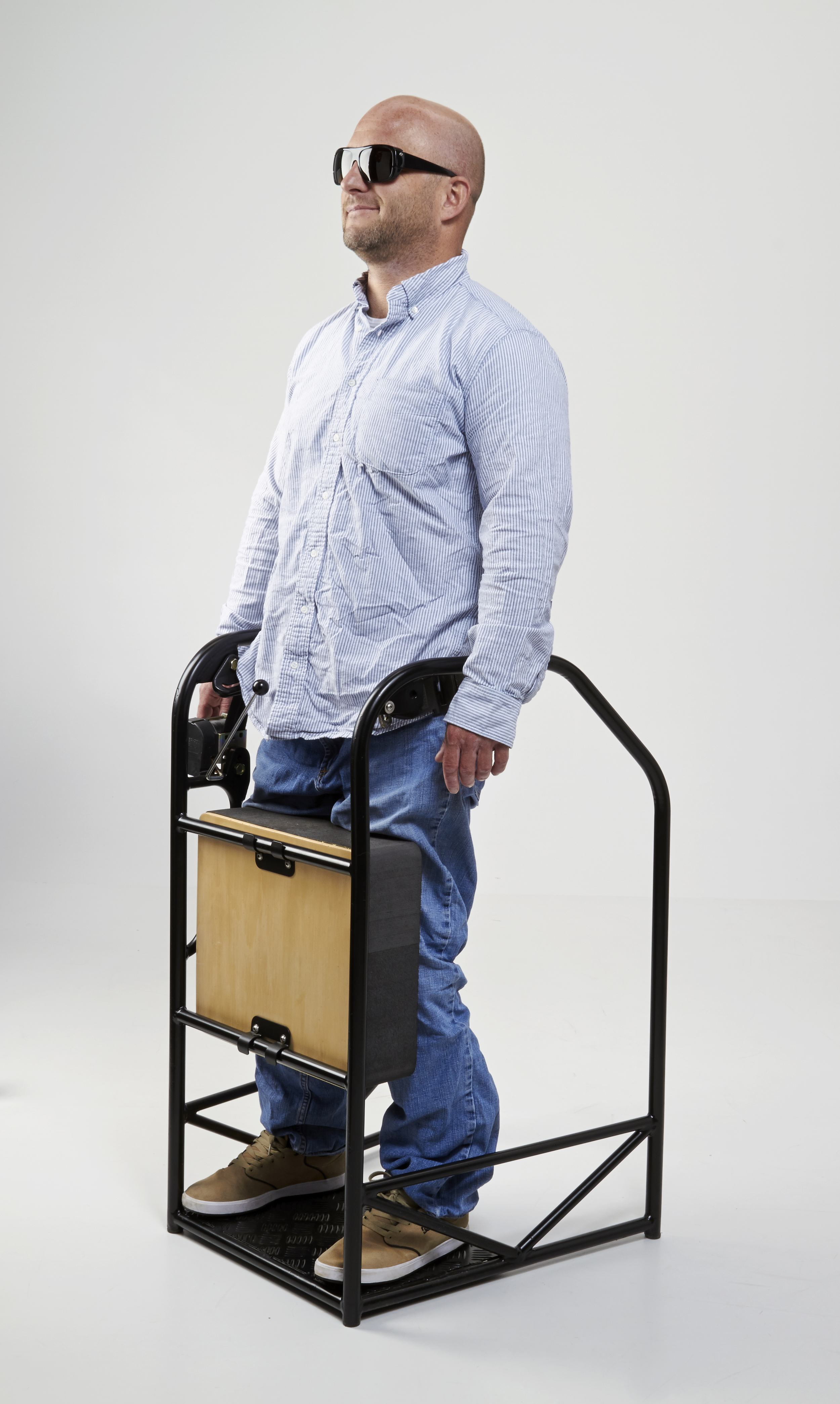  PARASTANDER allows paraplegics to stand up more quickly and stand more often and for a longer time. 