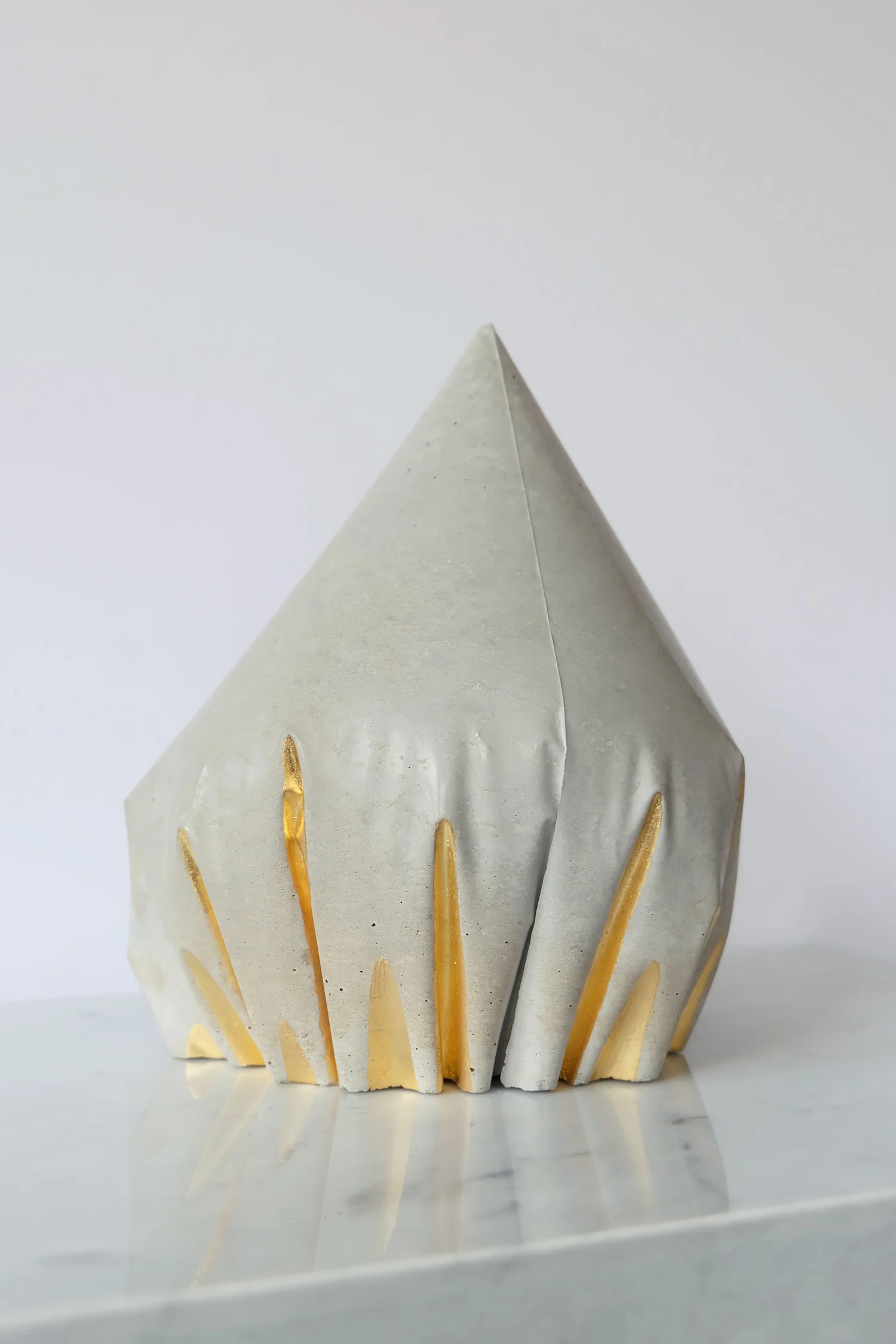 Concretion with Gold Veins