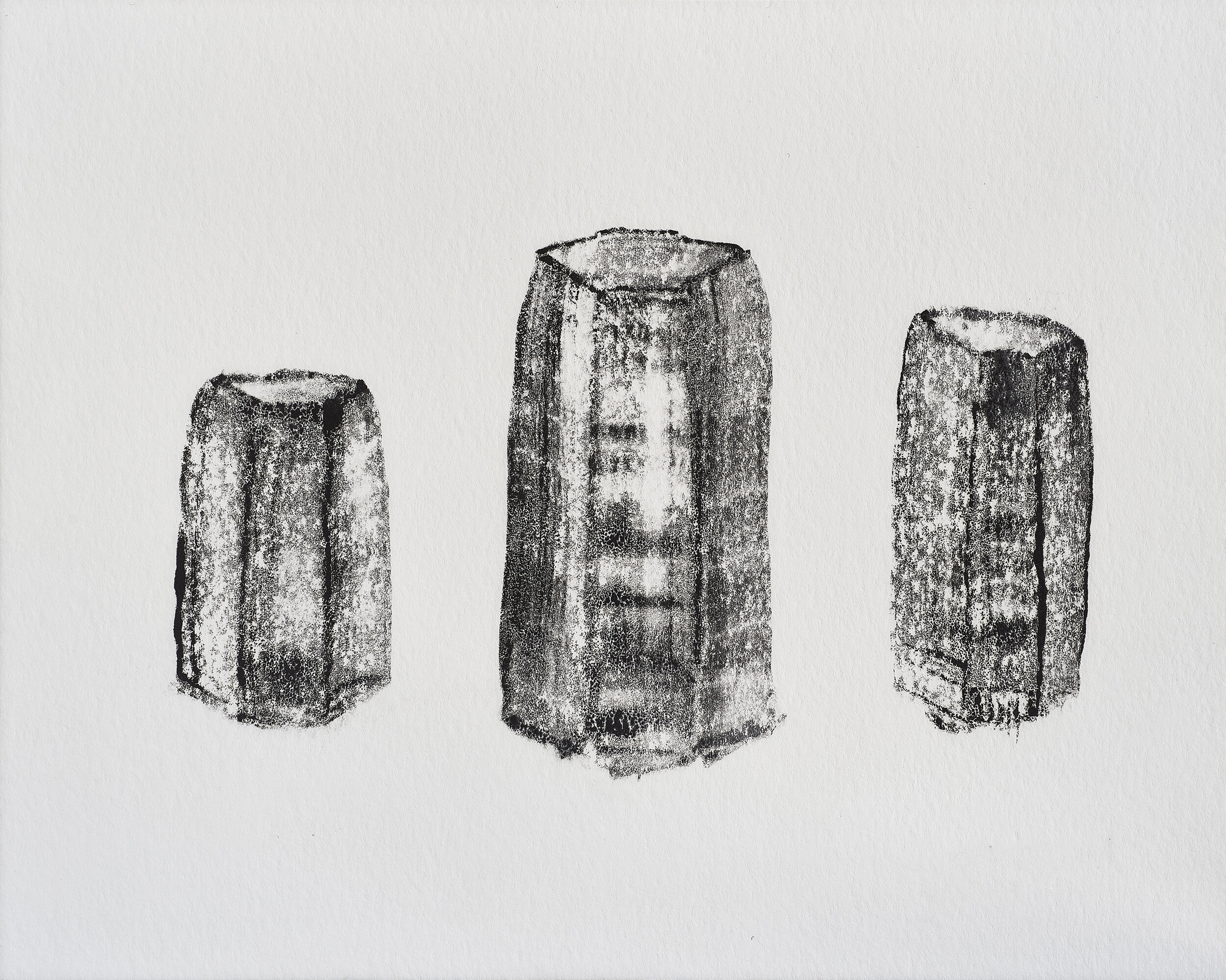 Three Basalt Columns