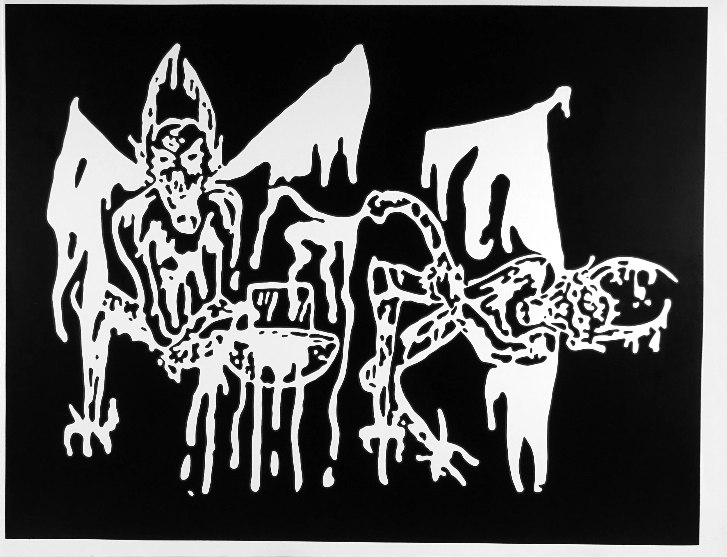  untitled, acrylic on canvas, 60" x 78", 2012 