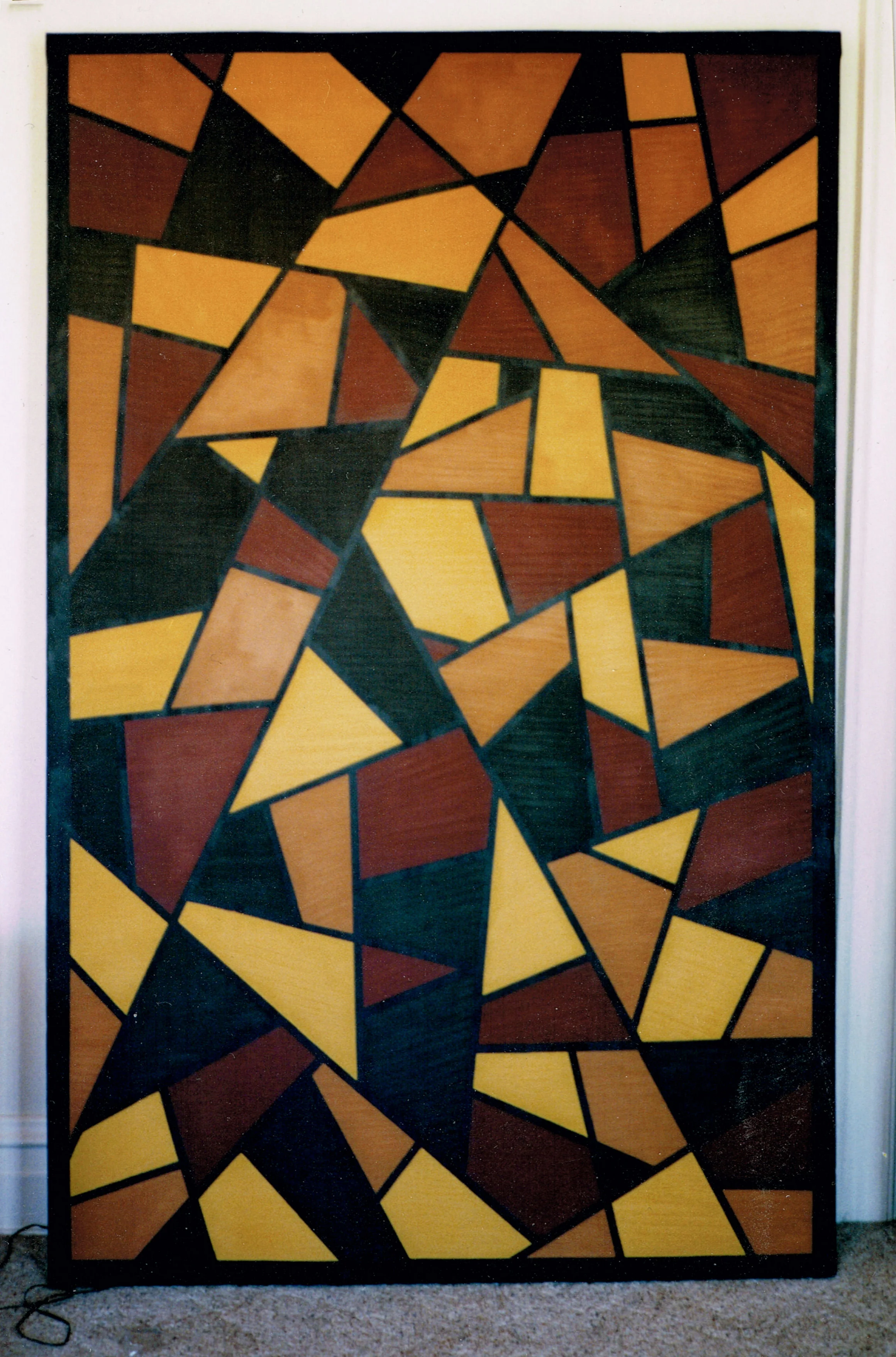  untitled, oil and acrylic on canvas, approx. 74" x 48", 1997 