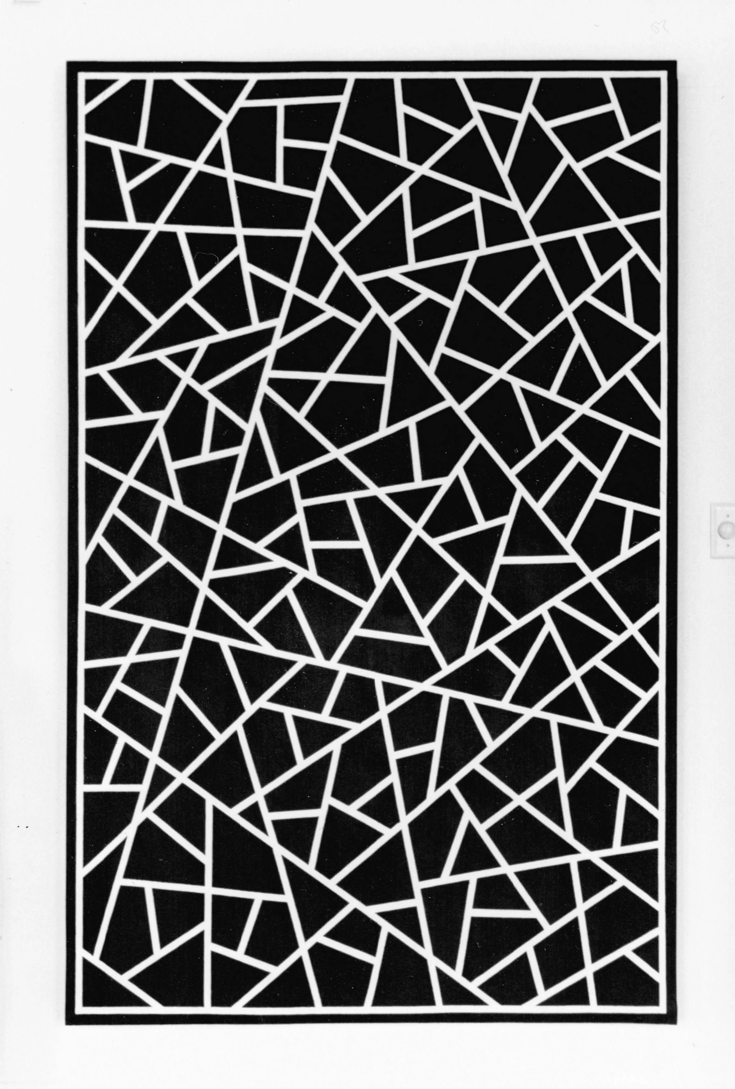  untitled, acrylic on canvas, approx. 74" x 48", 1998 