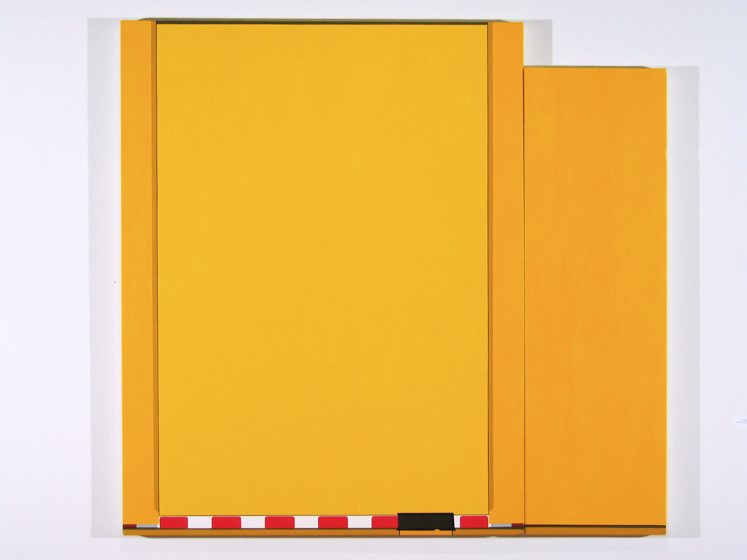  untitled, acrylic on canvas (2 panels), 48" x 50", 2004 