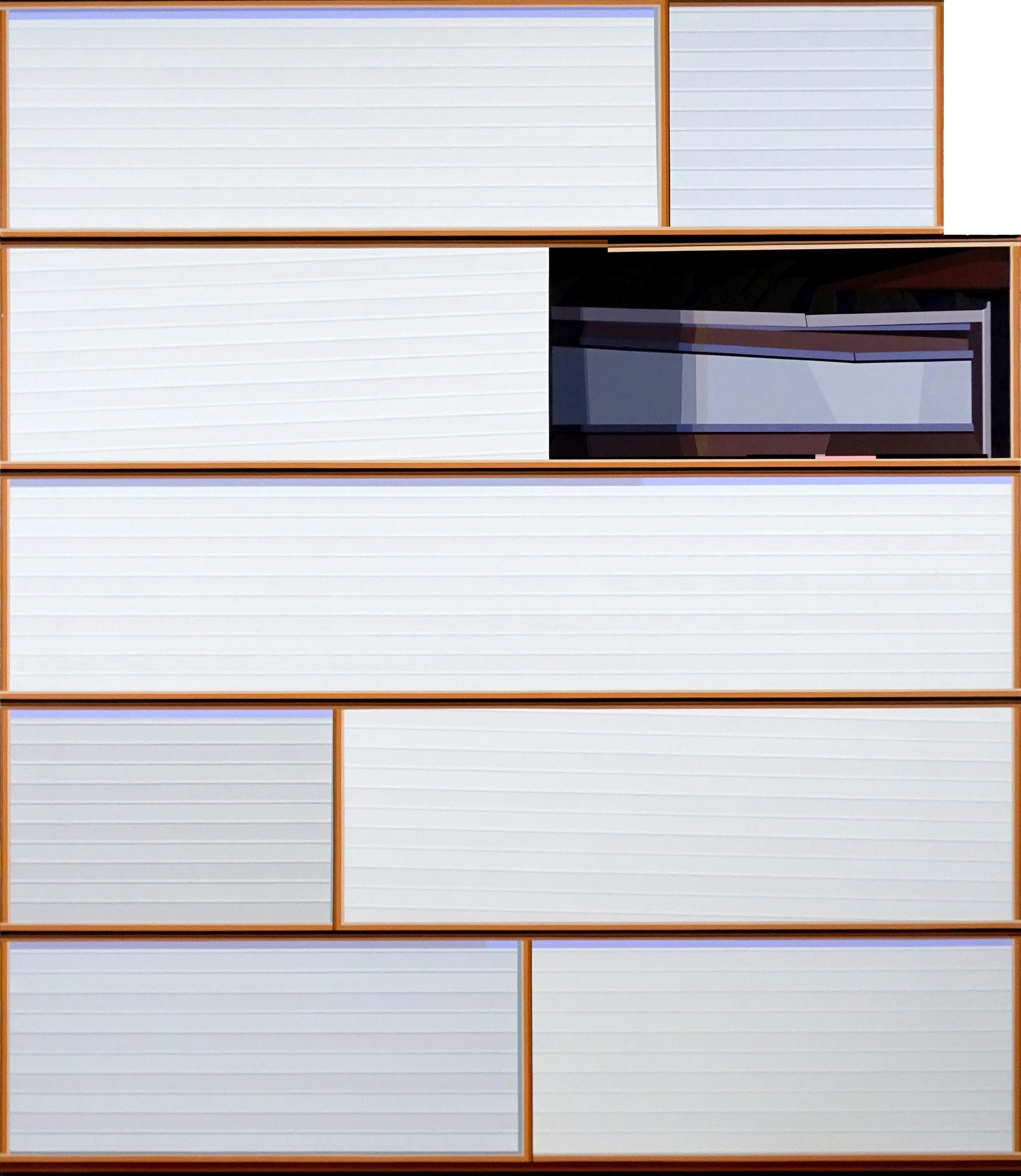  untitled, acrylic on canvas (2 panels), 60" x 52", 2006 