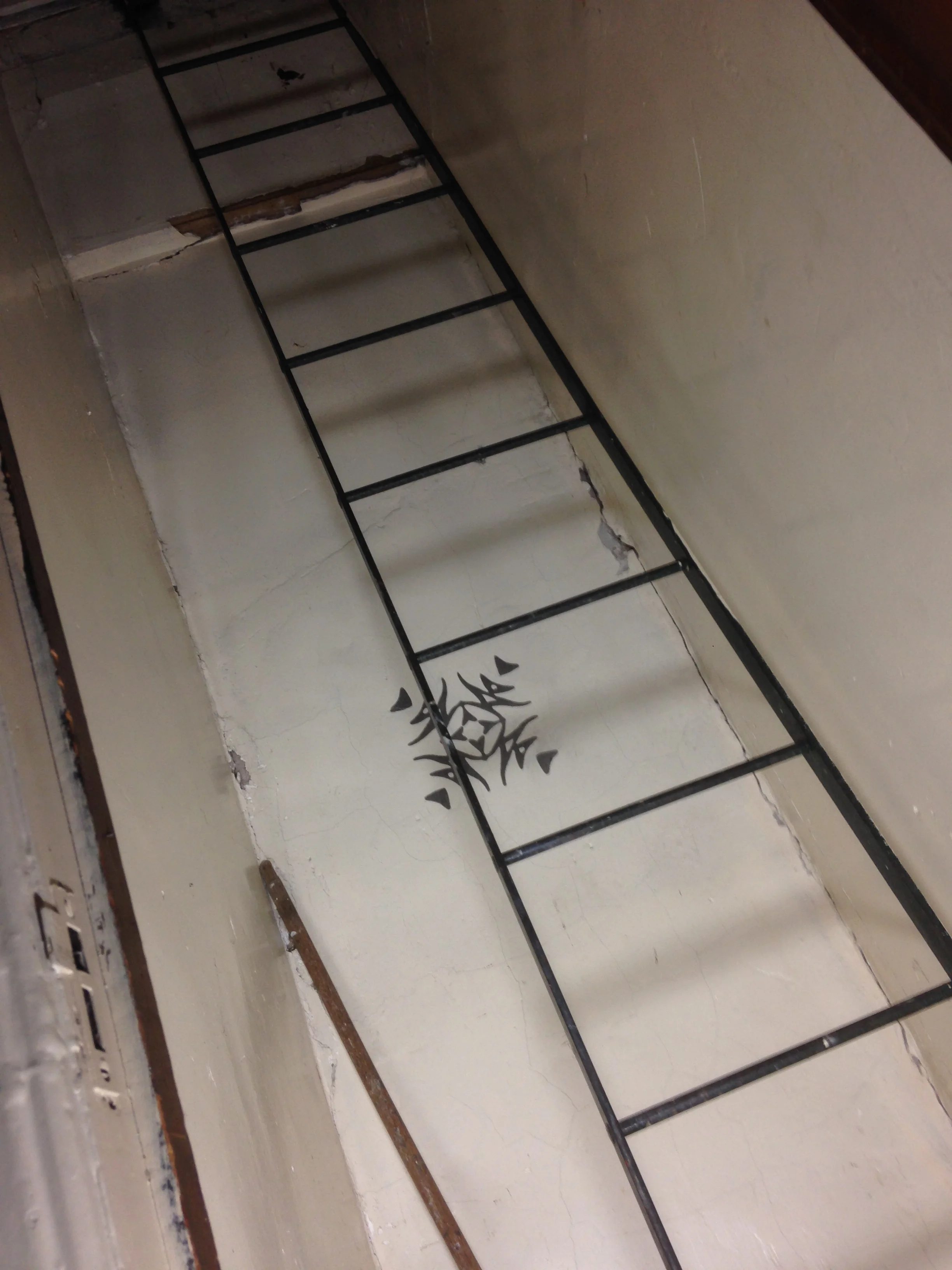  3.13.16  The spells first took form as a series of graphite or charcoal “drawings”, hidden over the years in the dark corners of private dwellings and other inconspicuous places. Left anonymously, the drawings were usually executed in quiet areas wh