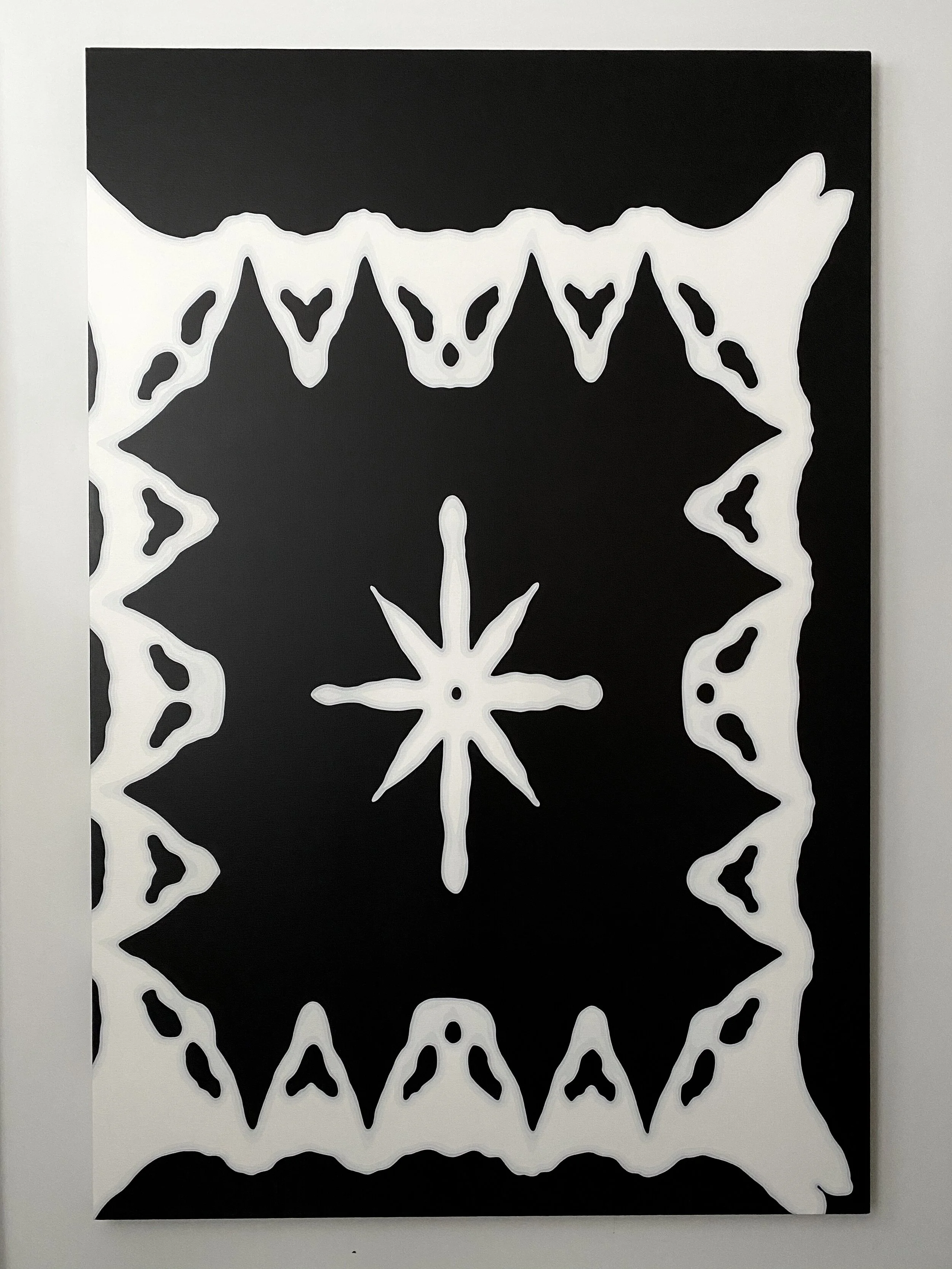  untitled (ghost), acrylic on canvas, 72" x 48", 2014 