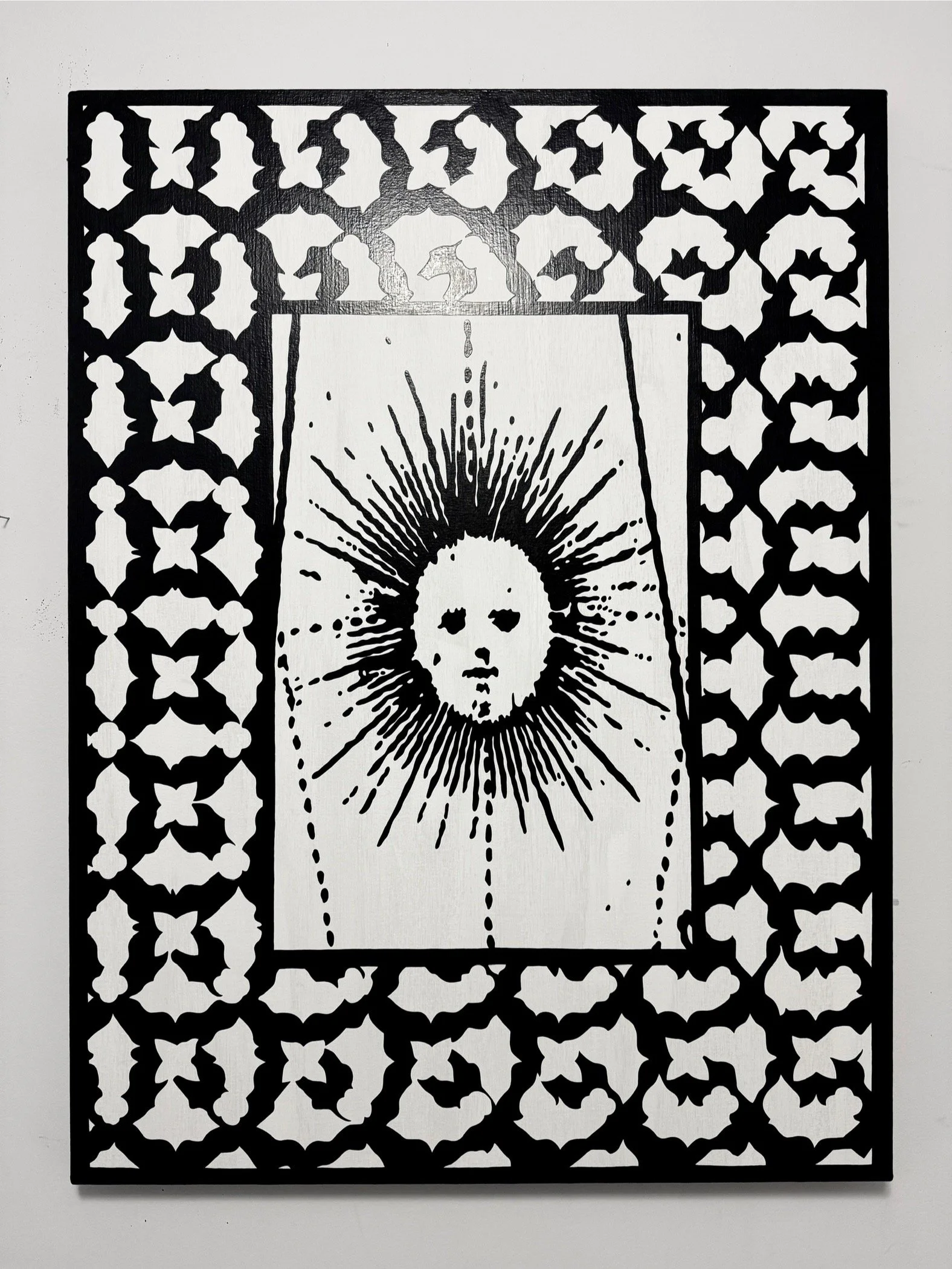  untitled, acrylic on canvas, 48” x 36”, 2025 