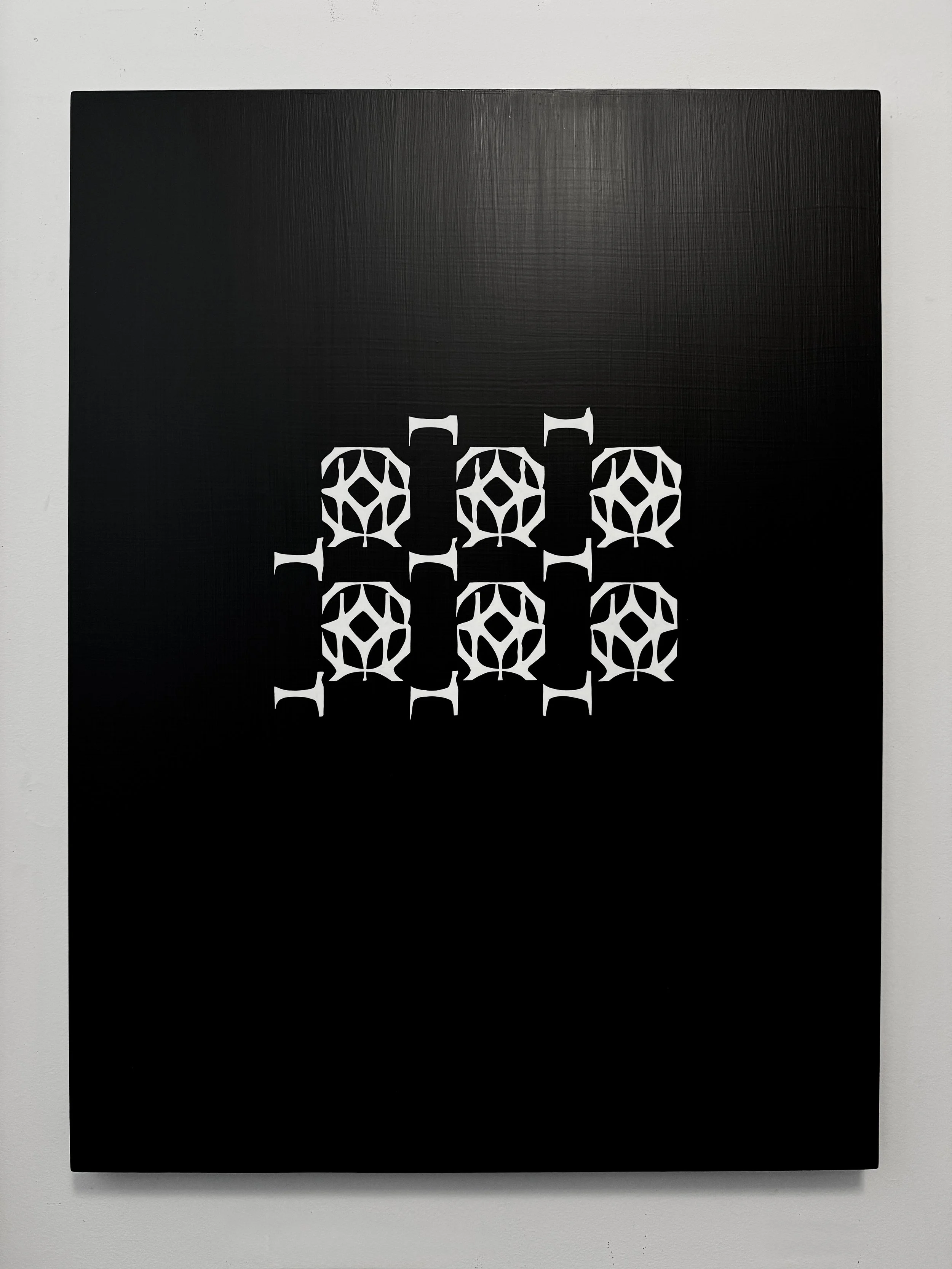  untitled, acrylic on wood, 40” x 30”, 2025 