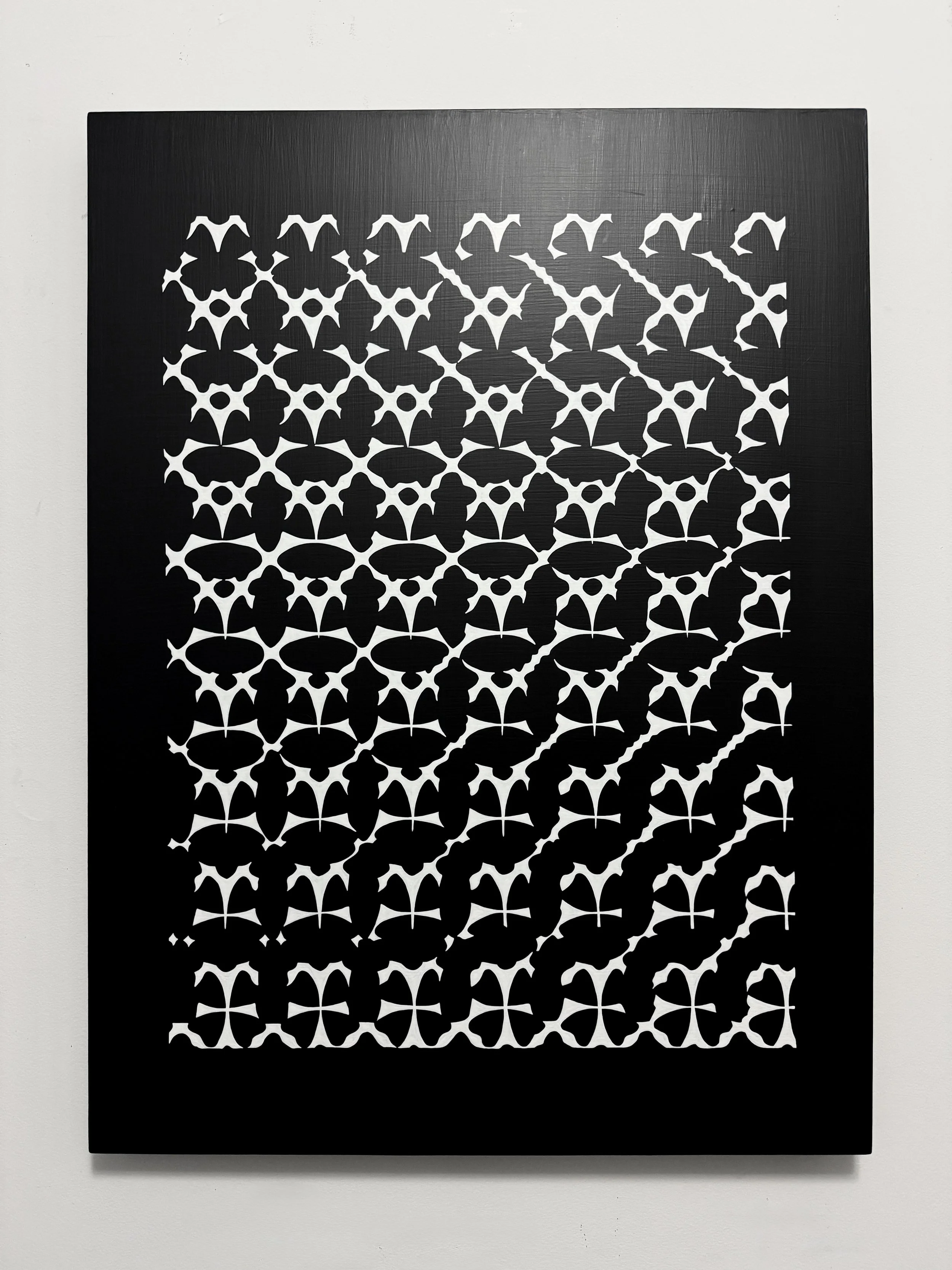  untitled, acrylic on wood, 40” x 30”, 2025 