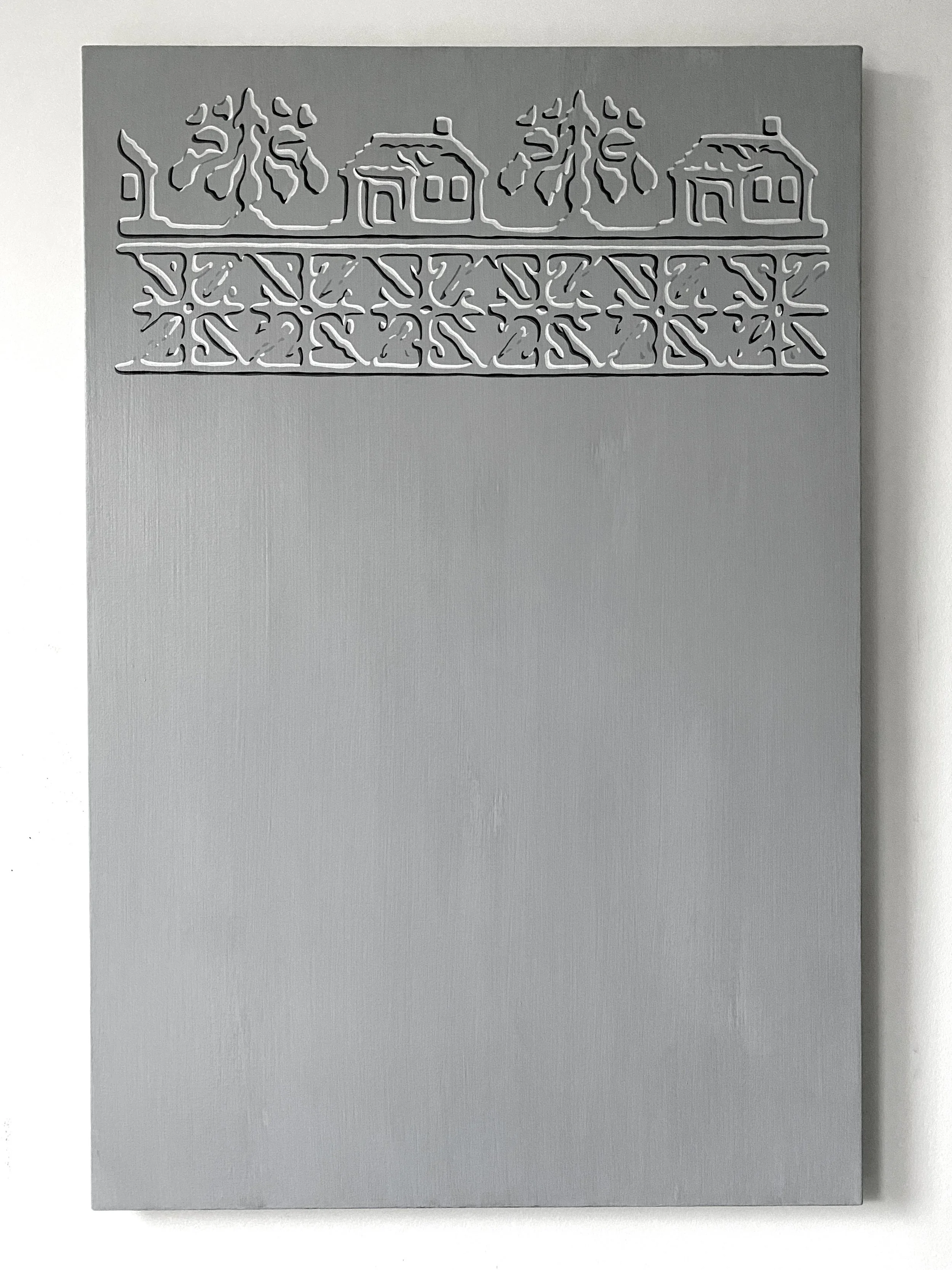  untitled, acrylic on canvas, 48” x 32”, 2024 