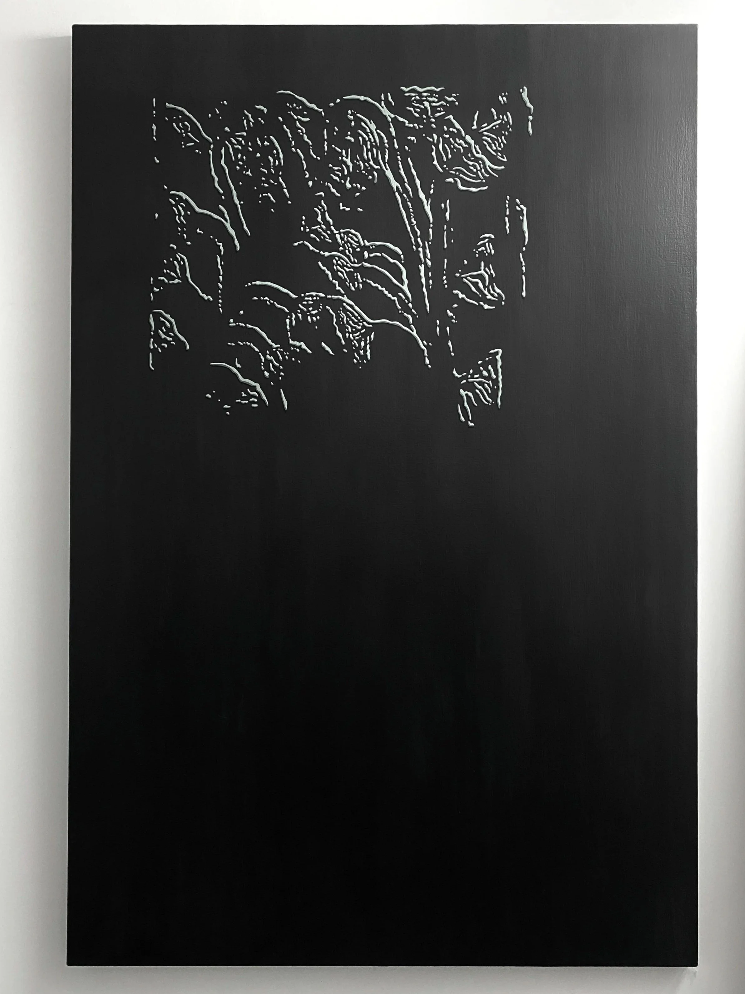  untitled, acrylic on canvas, 72” x 48”, 2021 