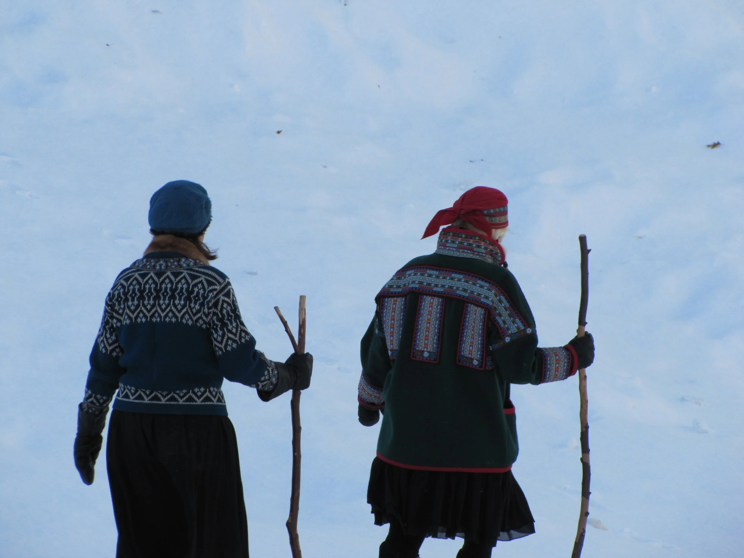 Kari Tauring and Lynette Reini-Grandell. Photo by Drew Miler.