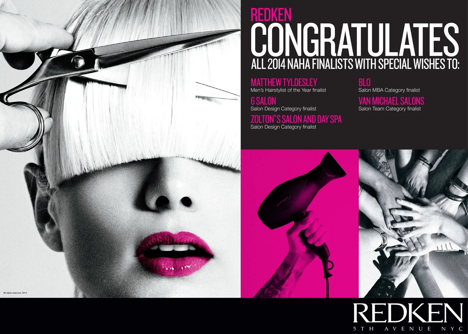 Client: Redken 5 Avenue NYC, USA
