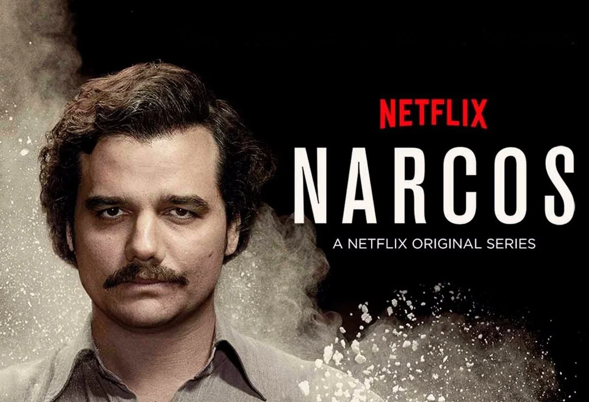 Narcos com Wagner Moura e Pedro Pascal